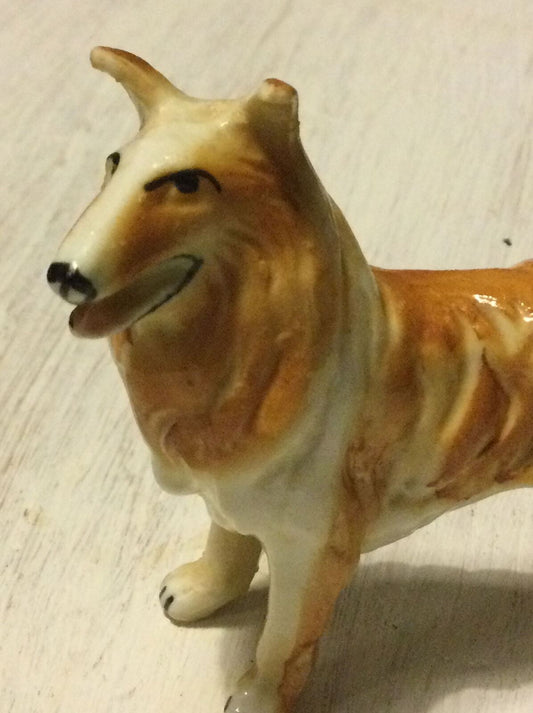 Collie  Dog Ornament Figurine Dog Lovers Gift  Approx 5.5 Cm