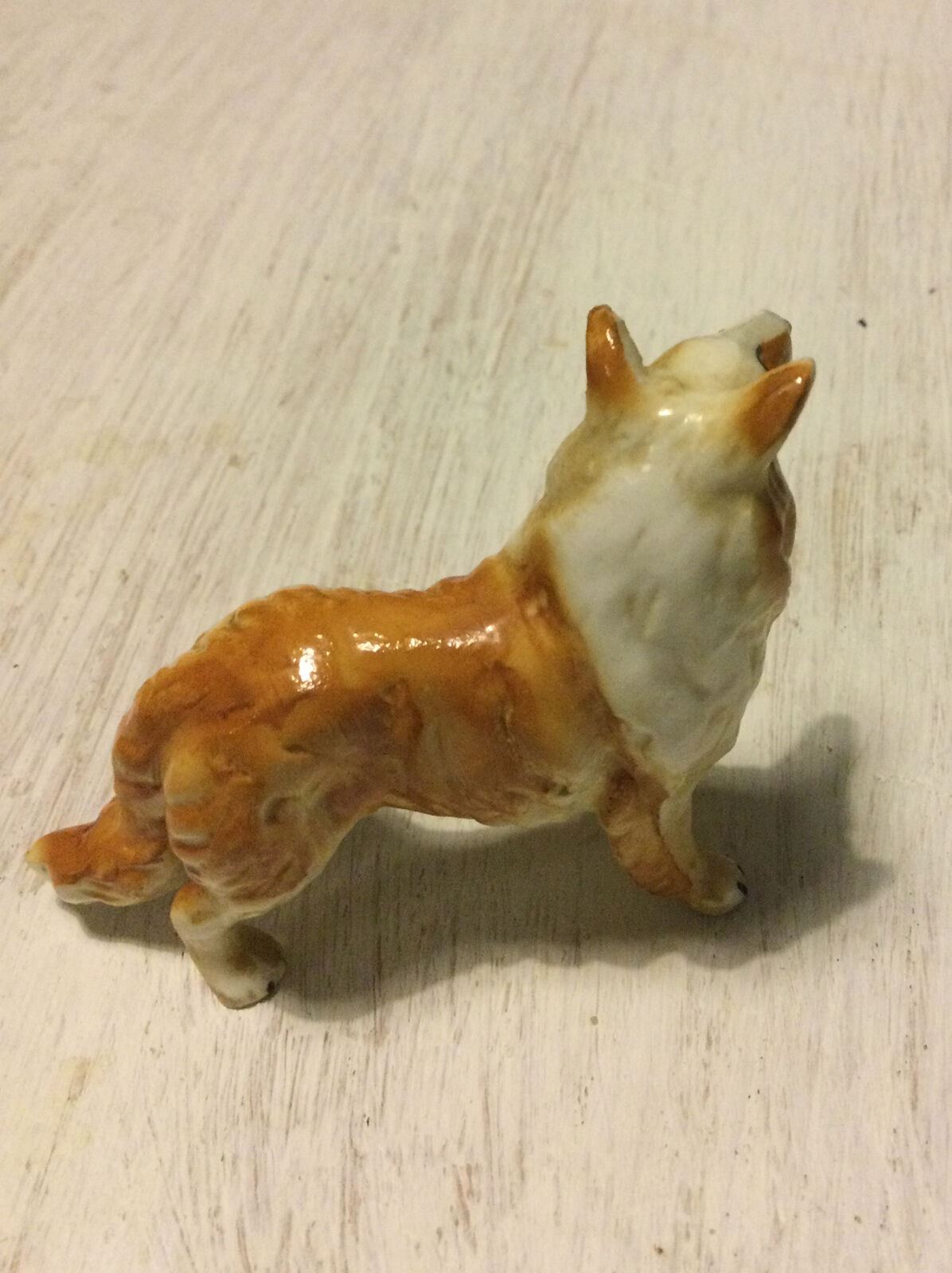 Collie  Dog Ornament Figurine Dog Lovers Gift  Approx 5.5 Cm