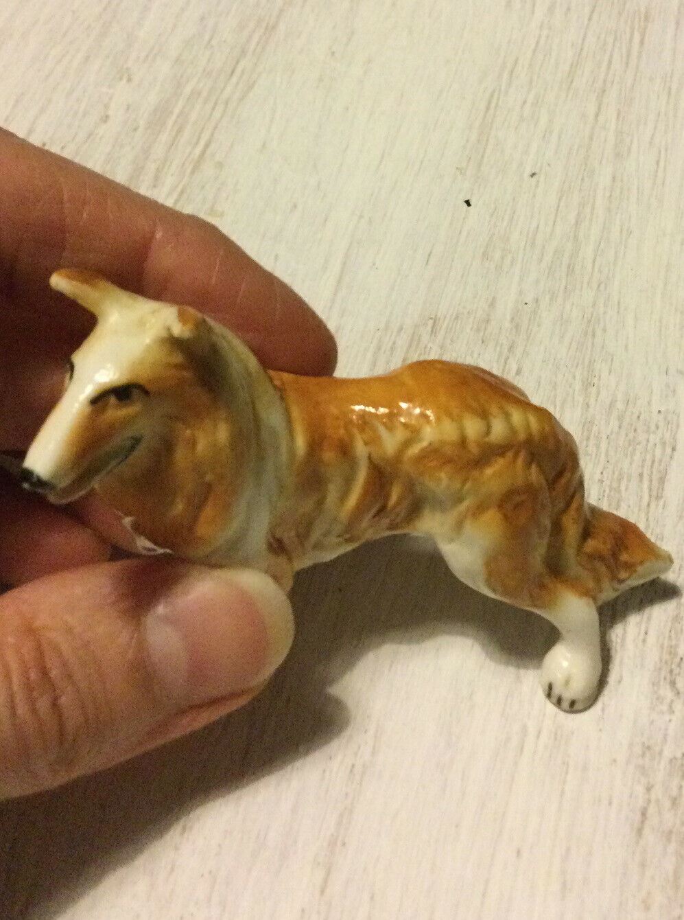 Collie  Dog Ornament Figurine Dog Lovers Gift  Approx 5.5 Cm