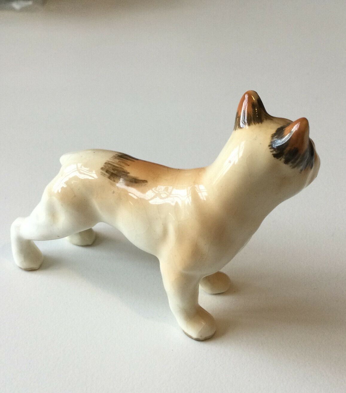 Vintage Boxer Dog Figurine Ornament. Standing. Approx 5.5cm Retro Gift Dog Lover