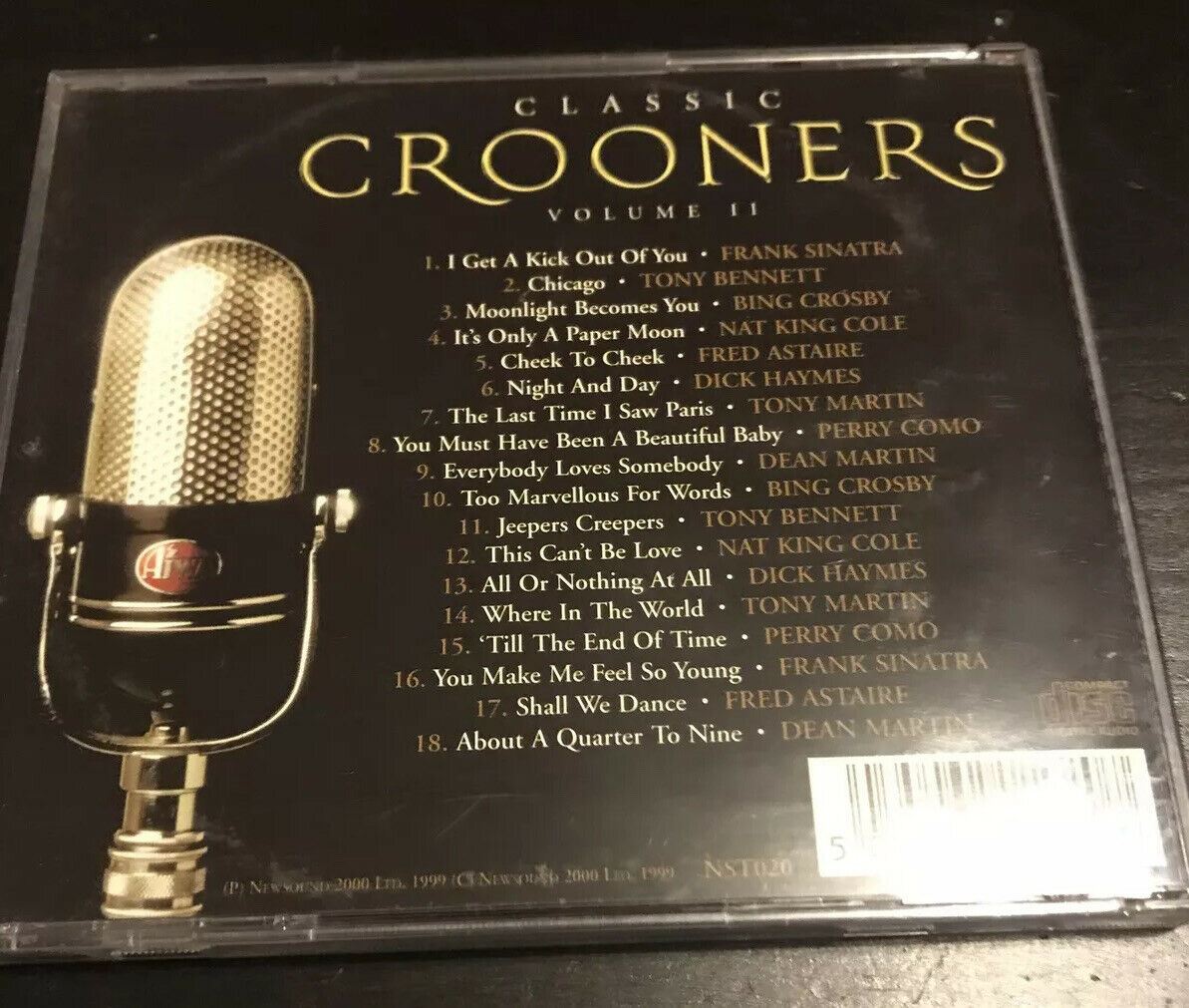 Various Artists - Classic Crooners, Vol. 2 (2004) CD Sinatra, Bing Crosby, Tony Bennett, Nat King Cole Etc