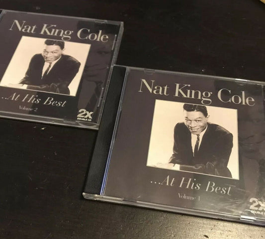 Nat King Cole ... At His Best (2001 Double CD Album) Sunny Side Of The Street, Dream a Little Dream etc