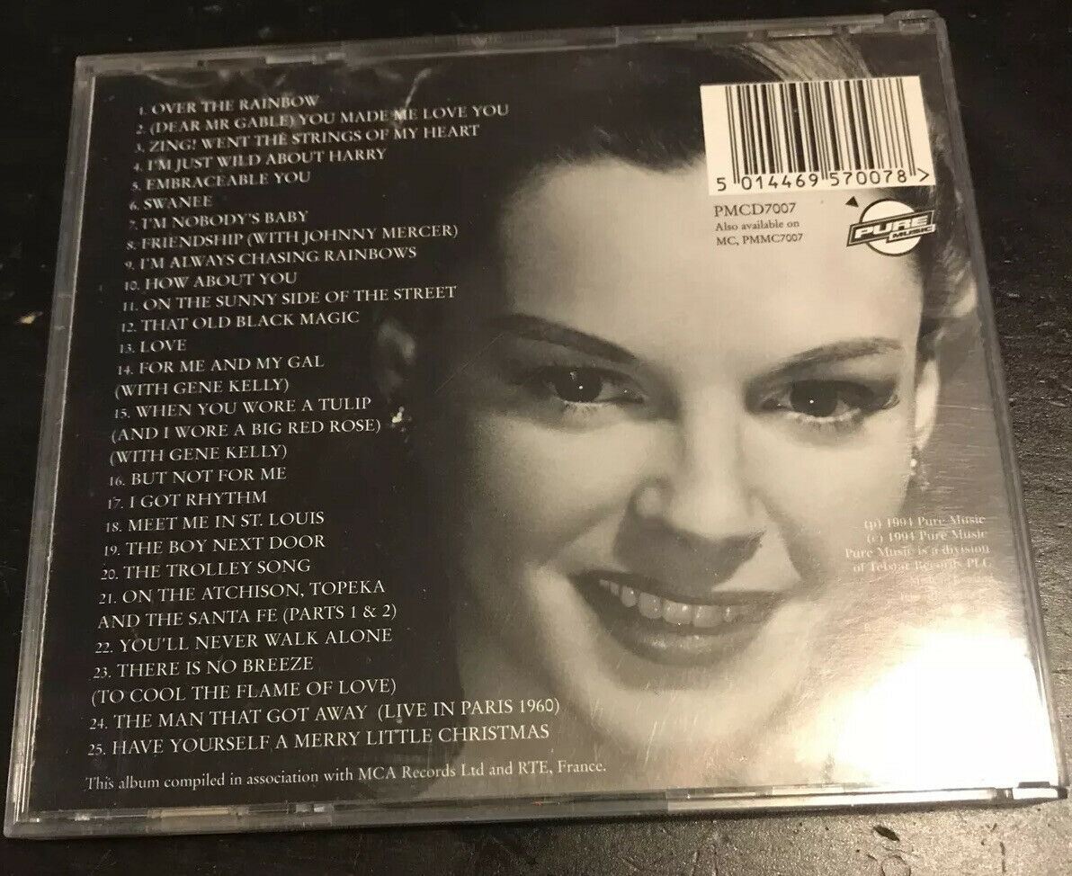 Judy Garland/Her Greatest Hits/A Star is Born/1994 CD Album