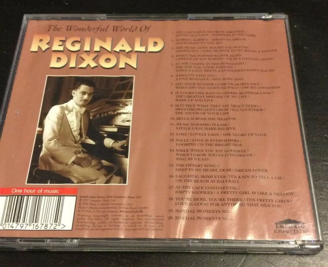 Reginald Dixon - Wonderful World Of (1998) You Can’t Stop Me From Dreaming