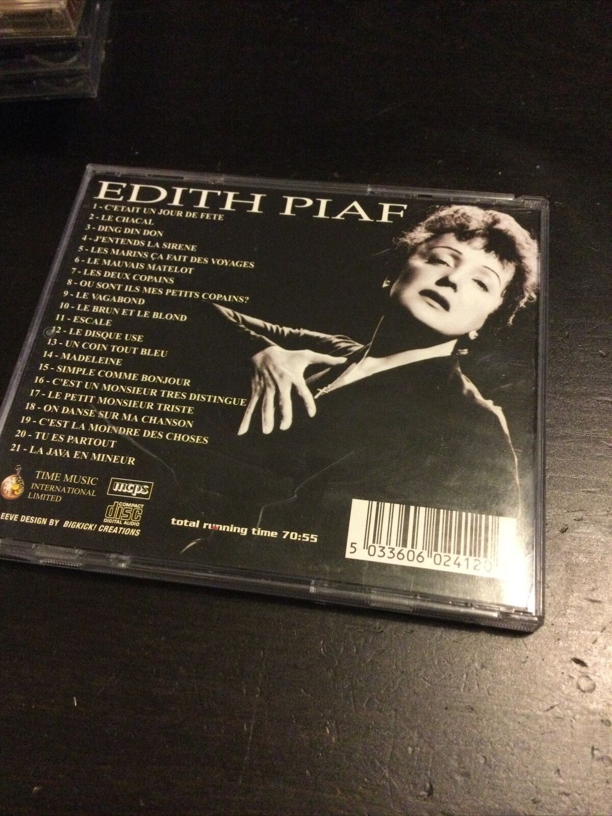 Edith Piaf 21 Greatest, C’etait Un Jour De Fete, Le Chacal, Ding Din Don, Escale