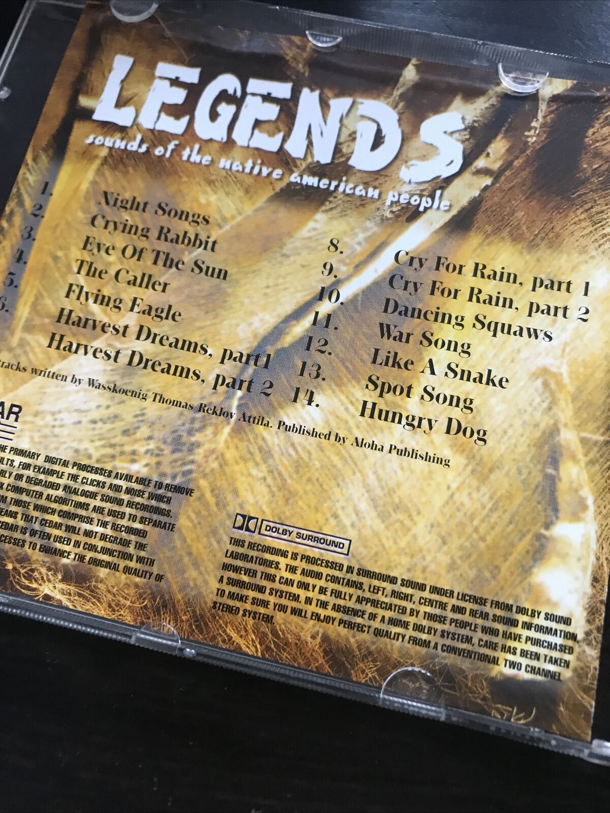 Navajo - Legends. Sounds Of The Native American People. Night Songs, The Caller