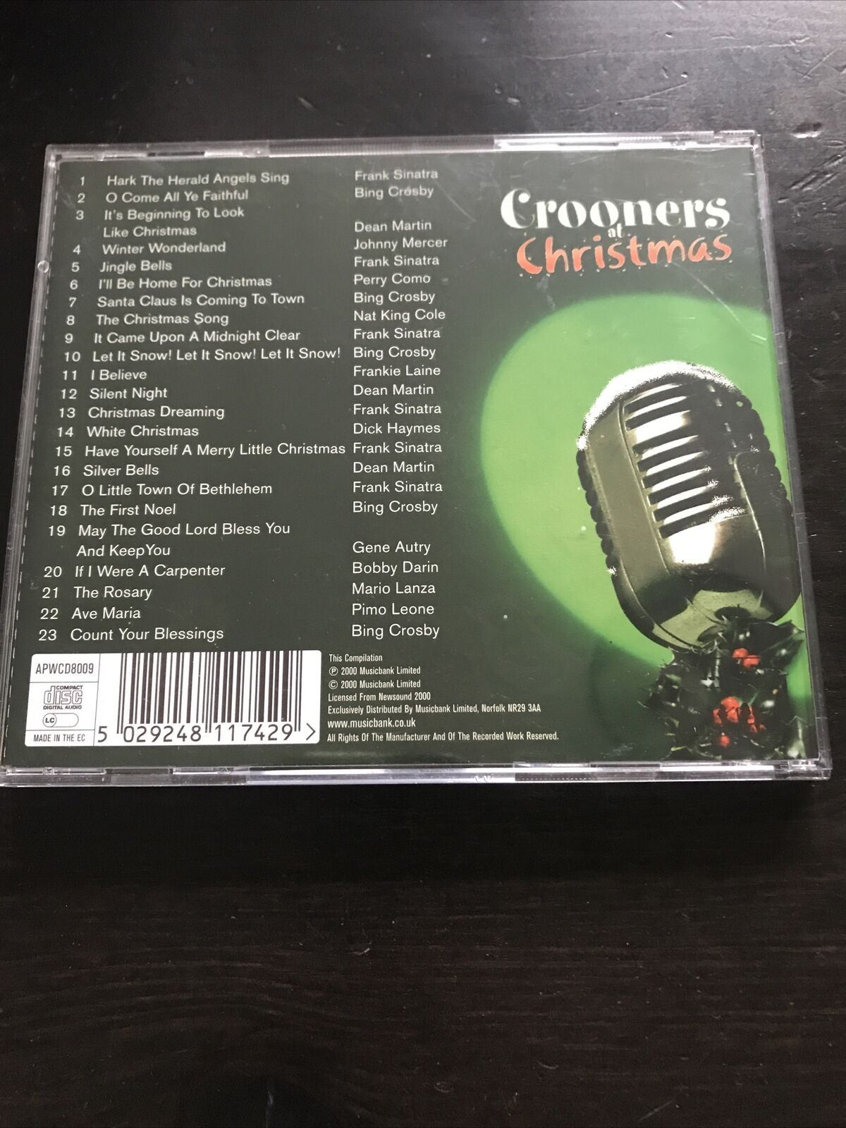 Crooners At Christmas CD: Frank Sinatra / Bing Crosby / Dean Martin / Perry Como