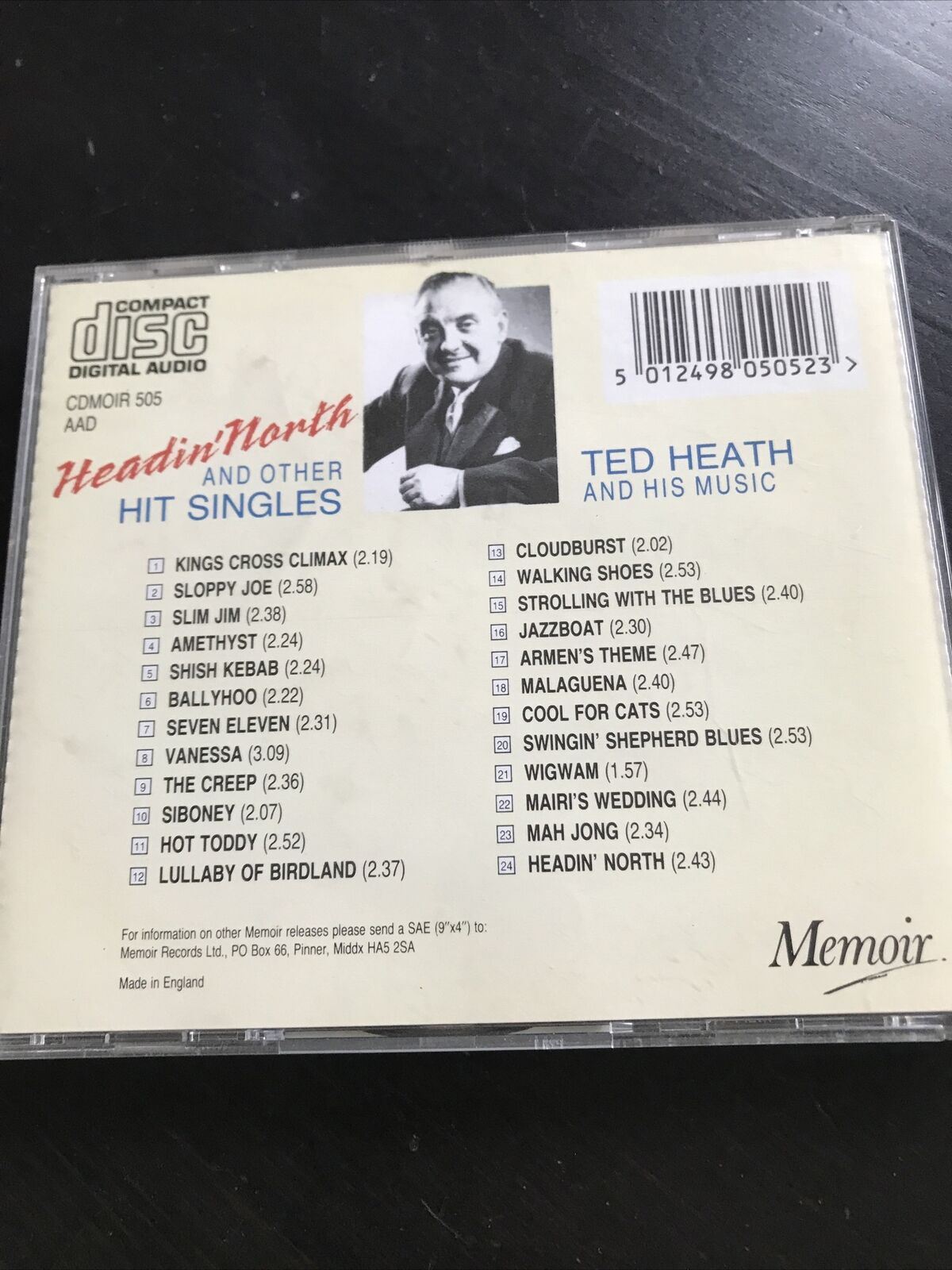 Ted Heath - Headin' North (1993) Kings Cross Climax, Sloppy Joe, Slim Jim, Creep