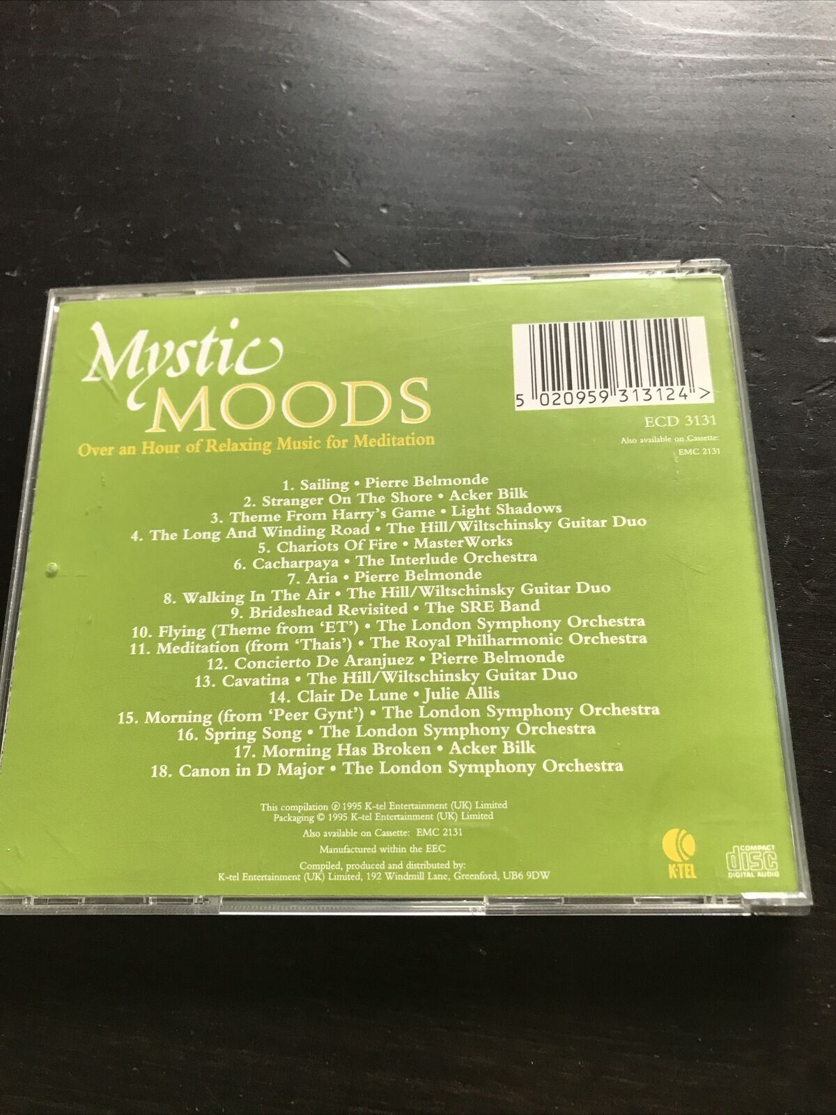 Various Artists - Mystic Moods [K-Tel] (1995) For Meditation. Sailing, Aria,