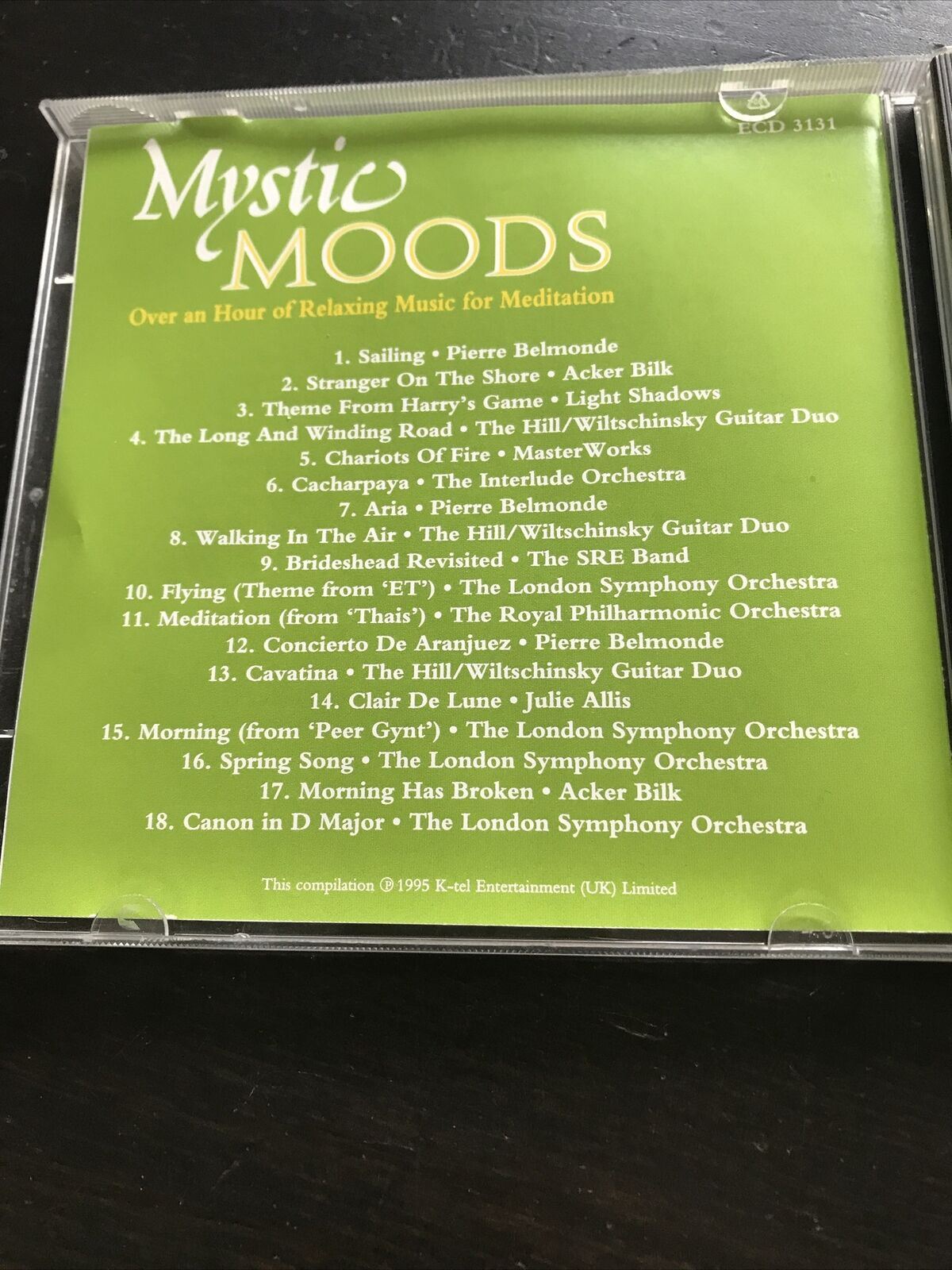 Various Artists - Mystic Moods [K-Tel] (1995) For Meditation. Sailing, Aria,