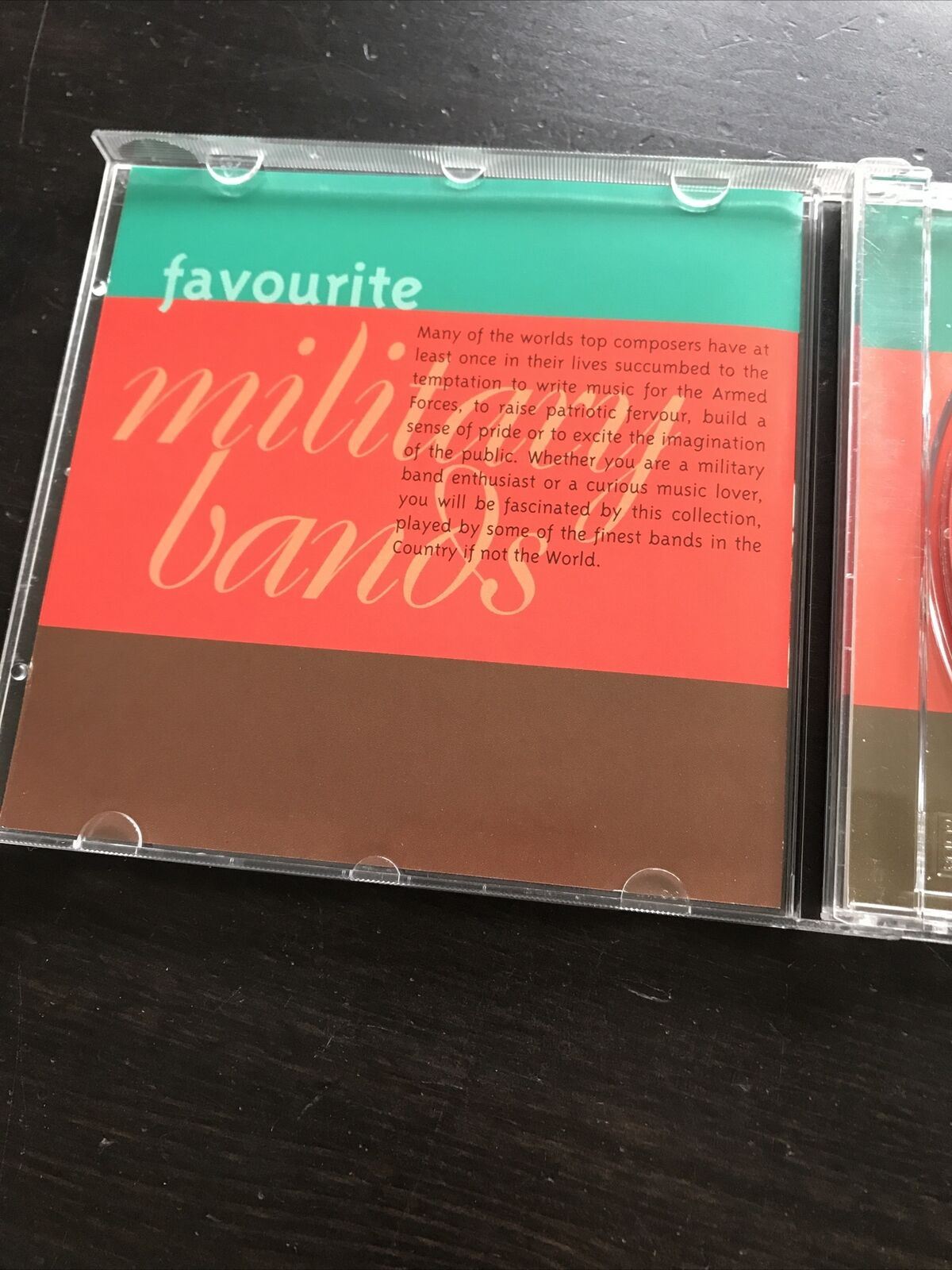 Favourite Military Bands, Various Artists CD, Colonel Bogey, Royal Airforce Marc