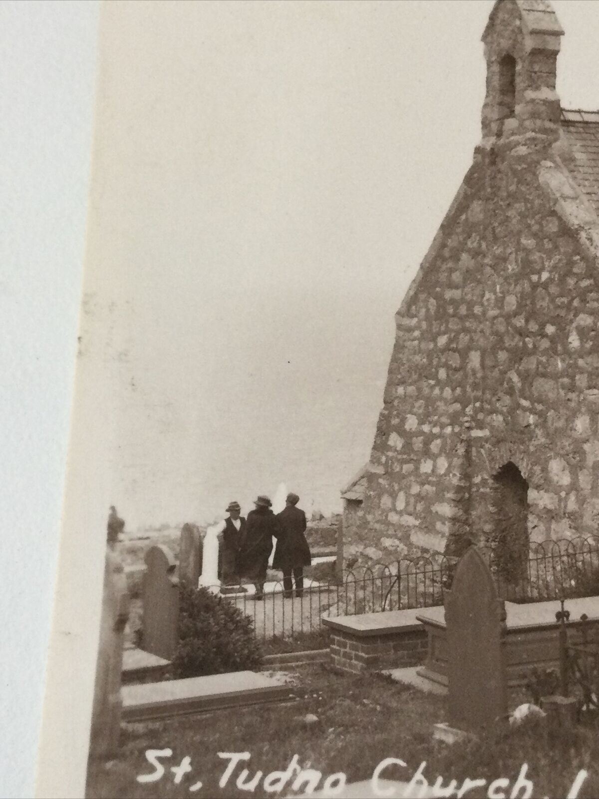 Vintage 1948 Photograph Postcard. St Tudno Church, Llandudno. Wales.