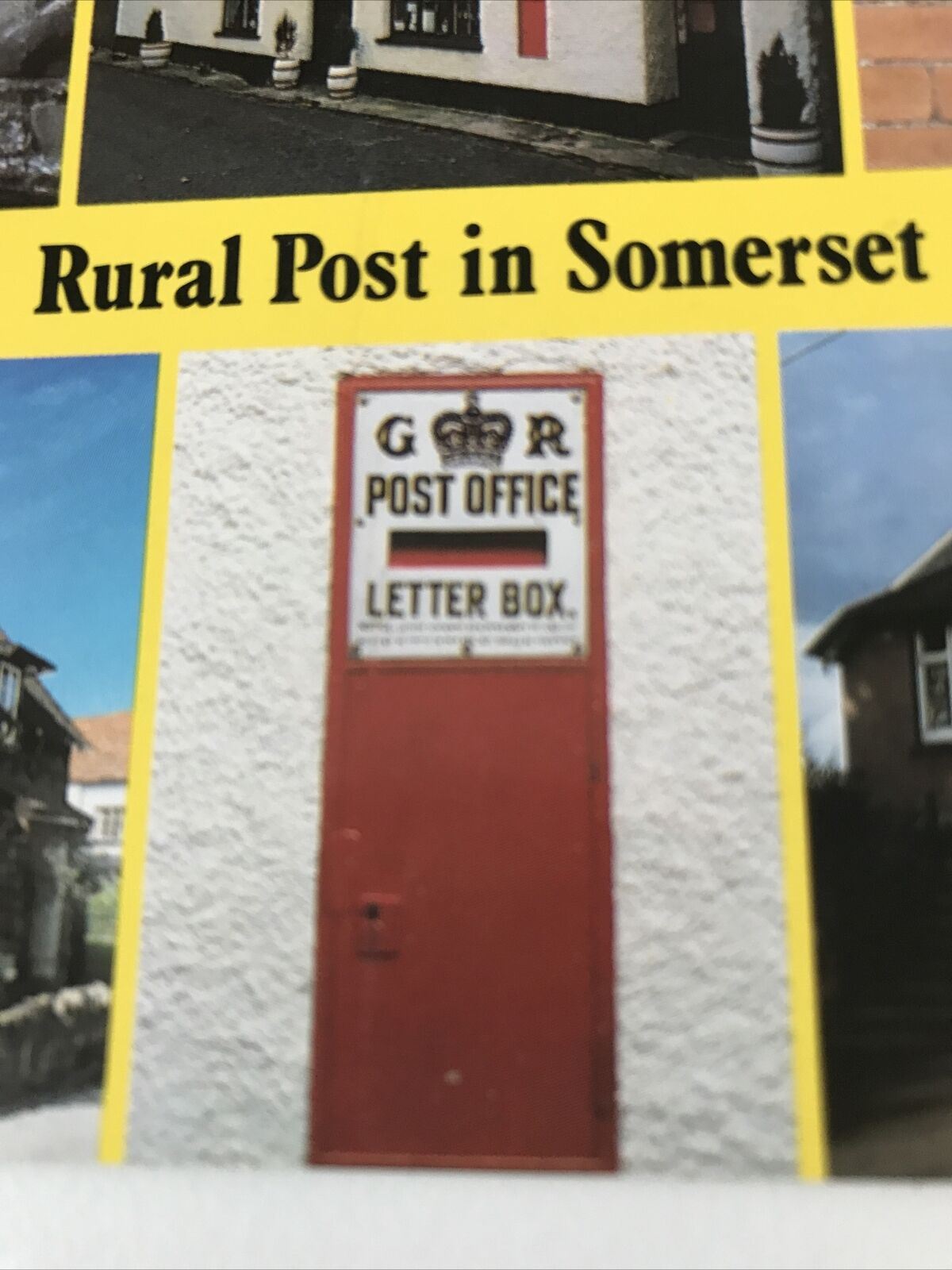 Postcard Rural Post In Somerset Post Boxes Post Offices Allerford West Monkton