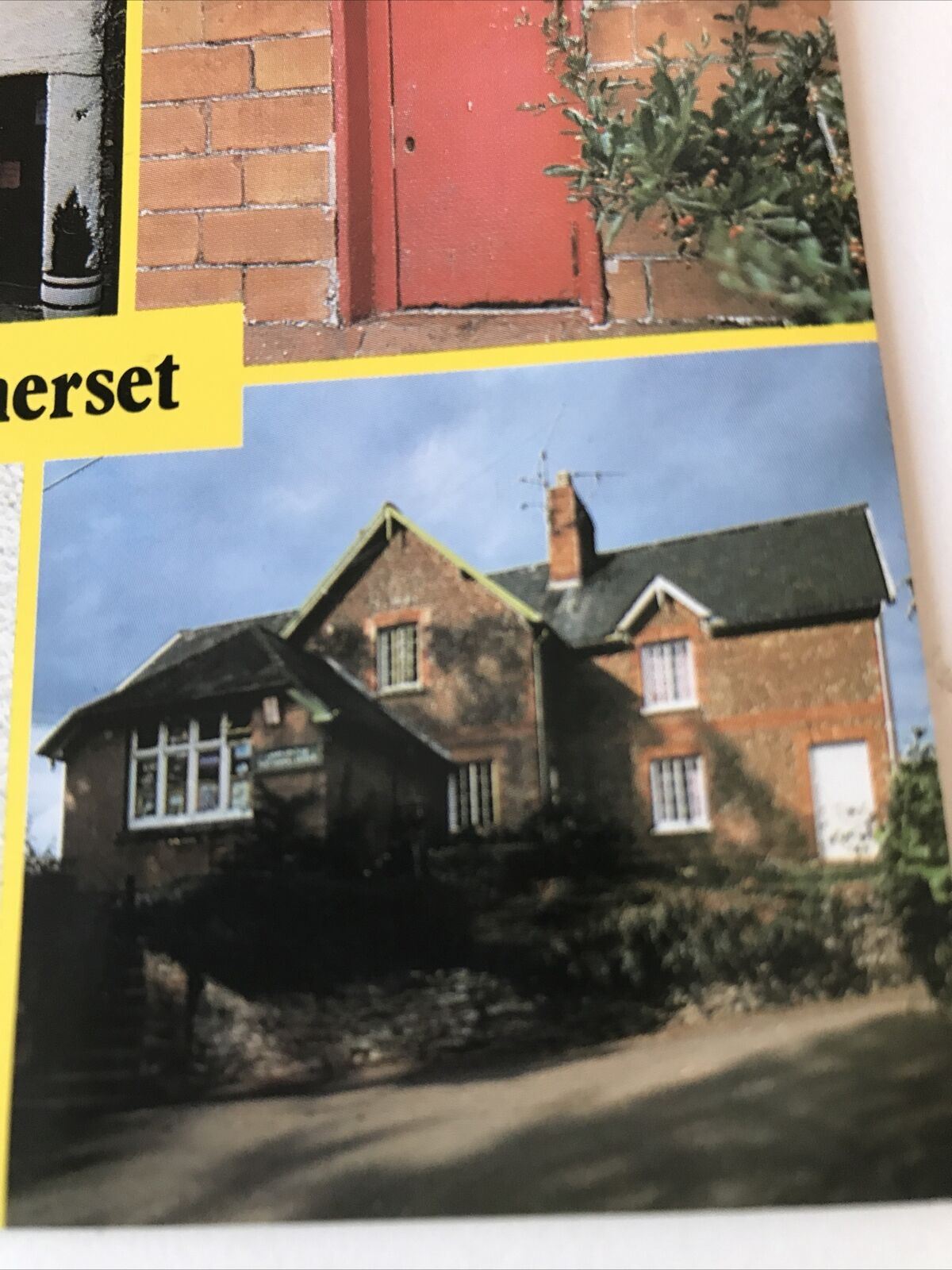 Postcard Rural Post In Somerset Post Boxes Post Offices Allerford West Monkton