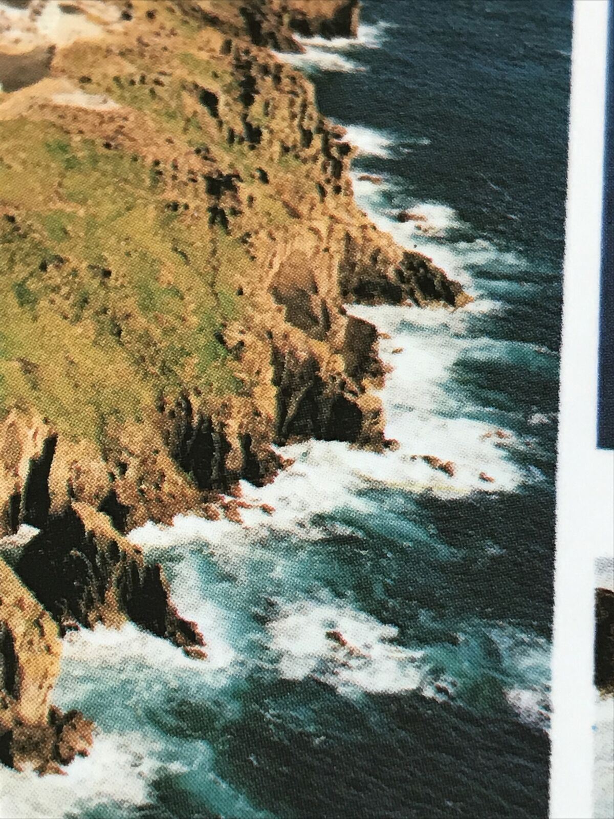 Postcard Lands End Longships Lighthouse. Cliffs Sea Seascape Murray King P Chann