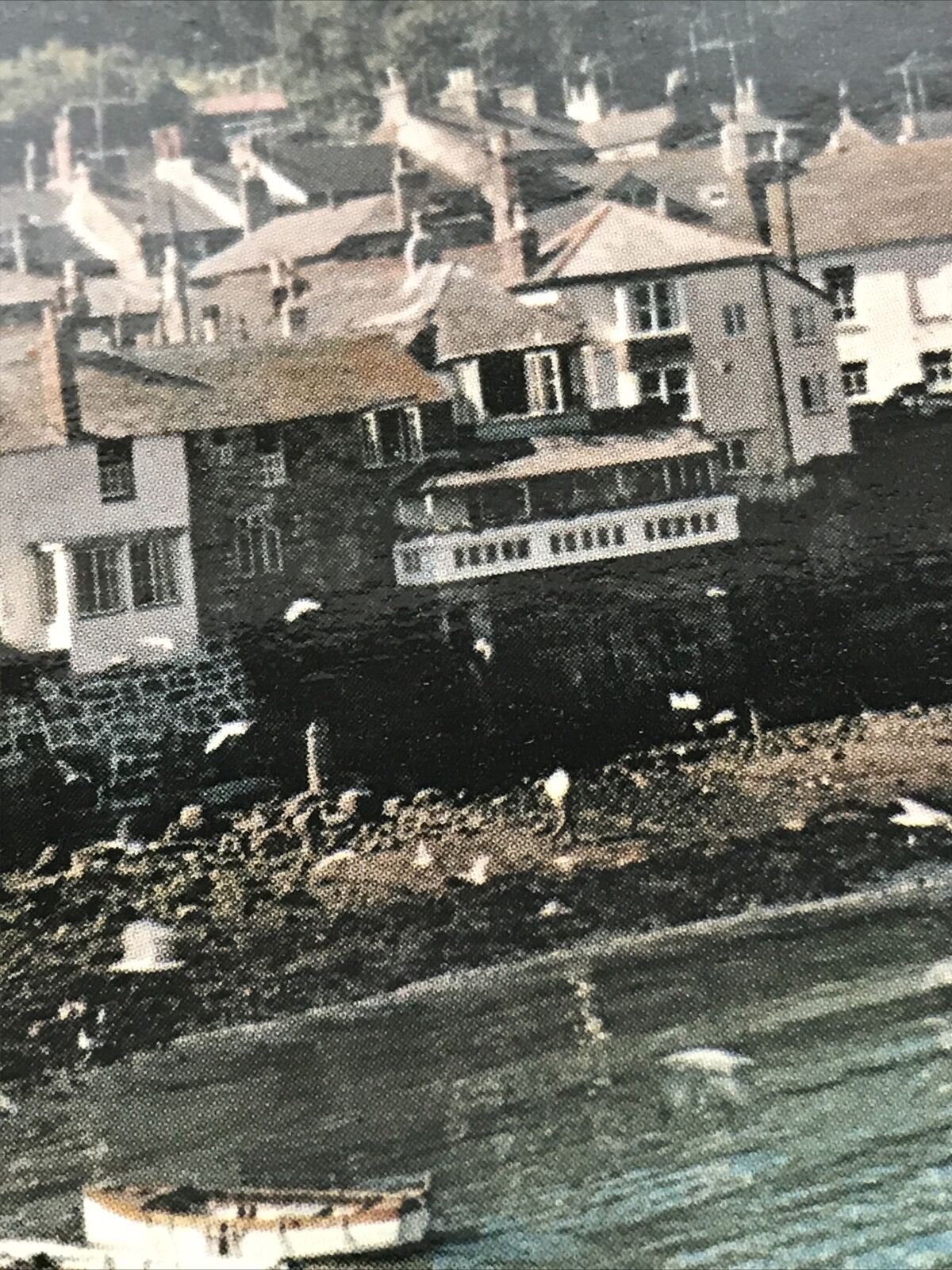 Postcard Mousehole Cornwall. Fishing Village Harbour Boats Houses Murray King