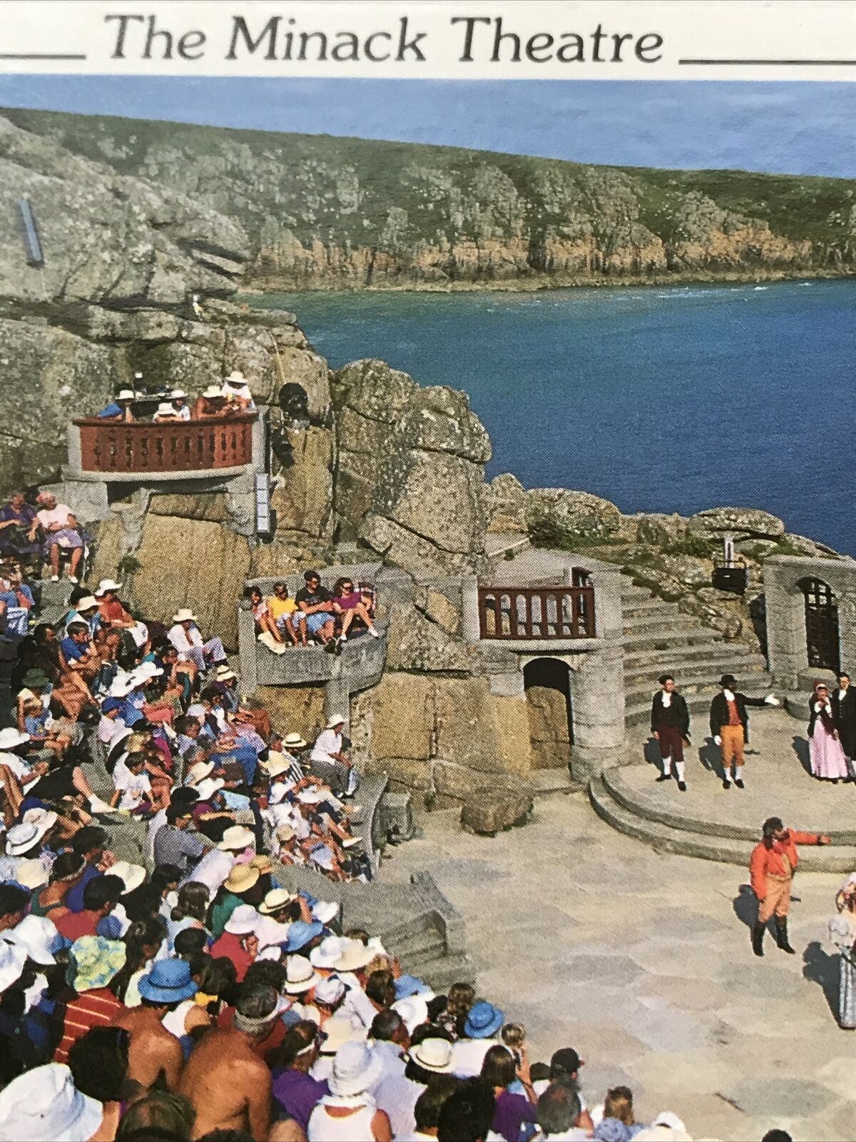 Postcard The Minack Theatre Porthcurno Cornwall The Rivals Questors Theatre