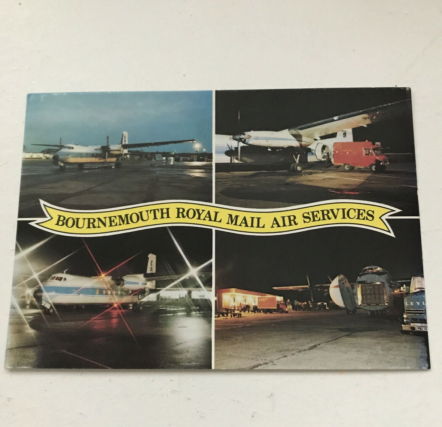 Postcard Bournemouth Royal Mail Air Services Speke Airport Hurn Airport Planes