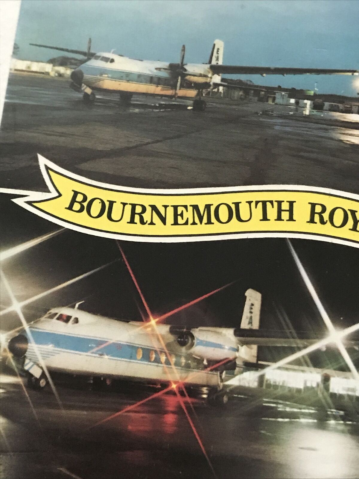 Postcard Bournemouth Royal Mail Air Services Speke Airport Hurn Airport Planes