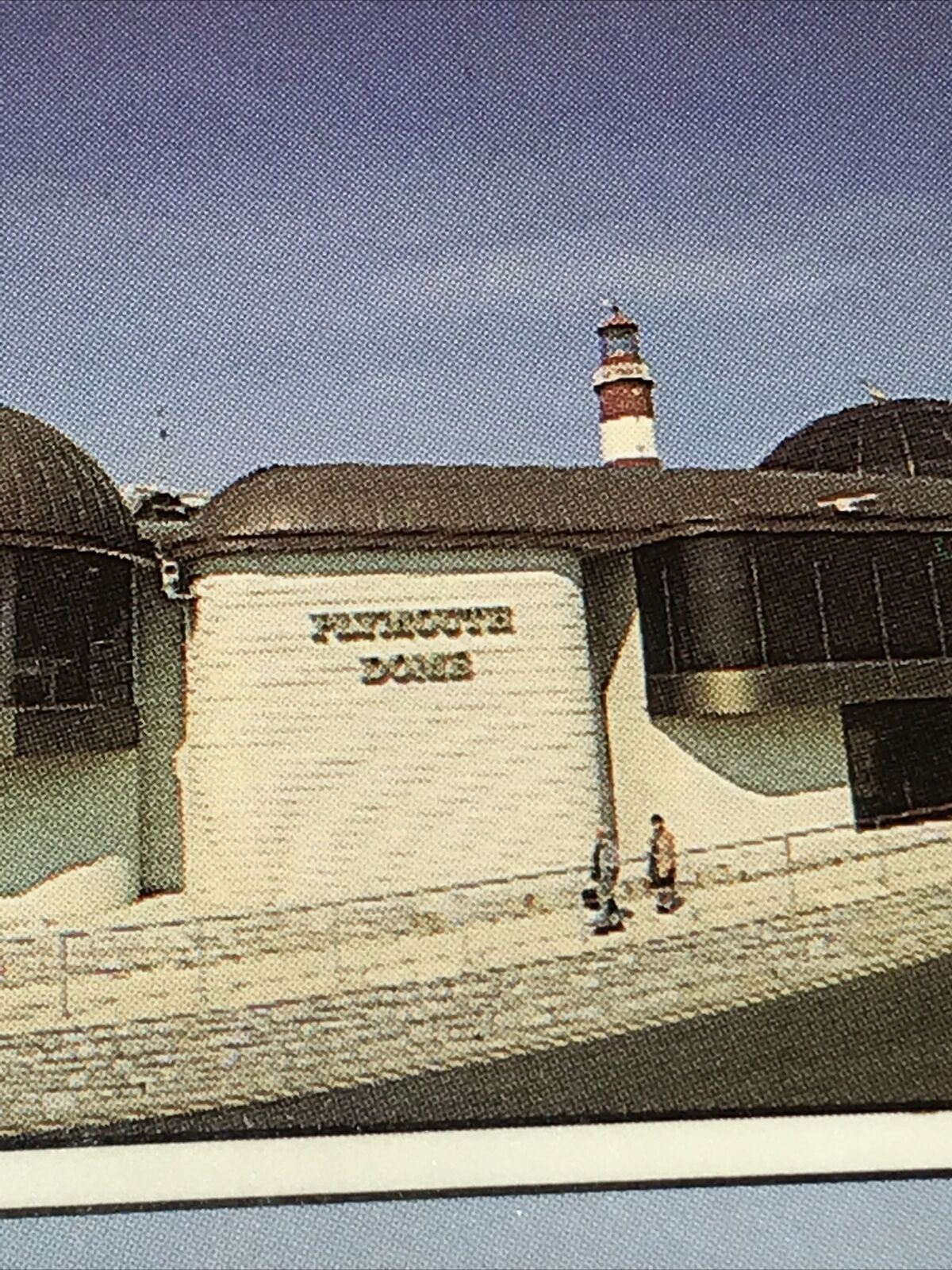 Postcard Plymouth Hoe And Seafront Devon Lighthouse Statue Dome Unposted