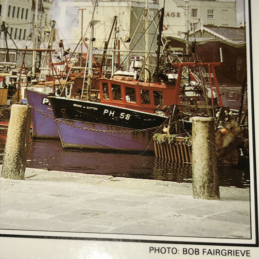 Postcard Plymouth Devon Barbican  Harbour Boats Waterside Town  Unposted