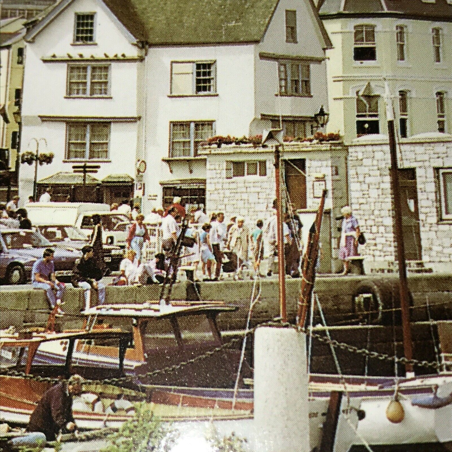 Postcard Plymouth Devon Barbican  Harbour Boats Waterside Town  Unposted