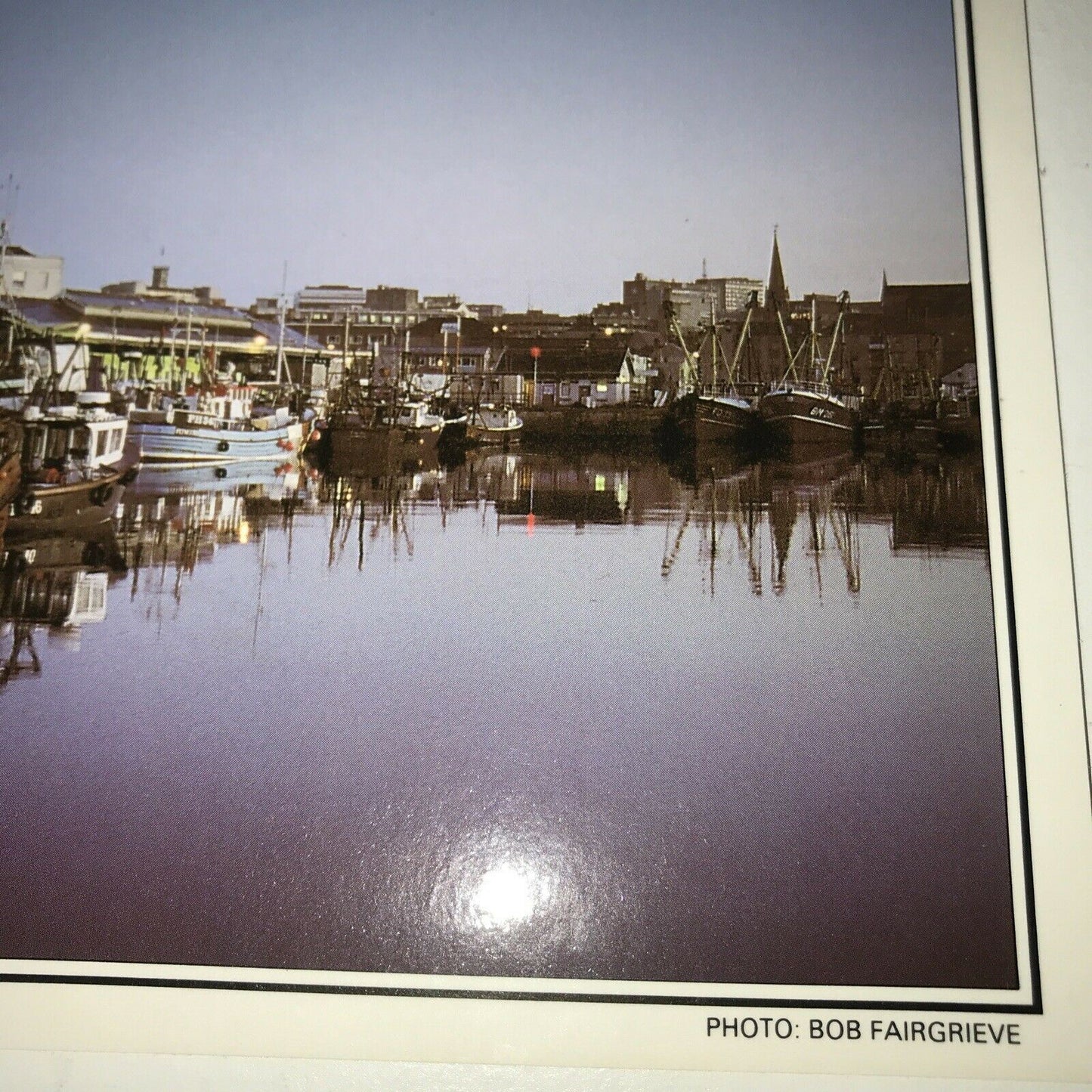 Postcard Plymouth Devon Harbour Fishing Boats Dawn At The Barbican  Unposted