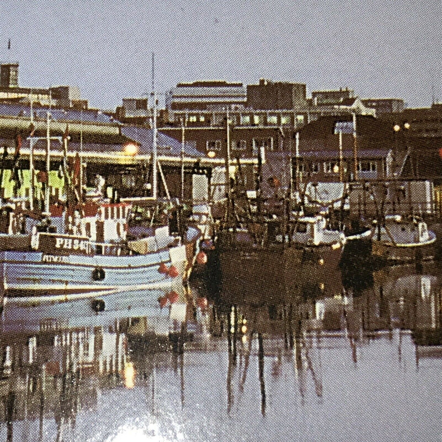 Postcard Plymouth Devon Harbour Fishing Boats Dawn At The Barbican  Unposted