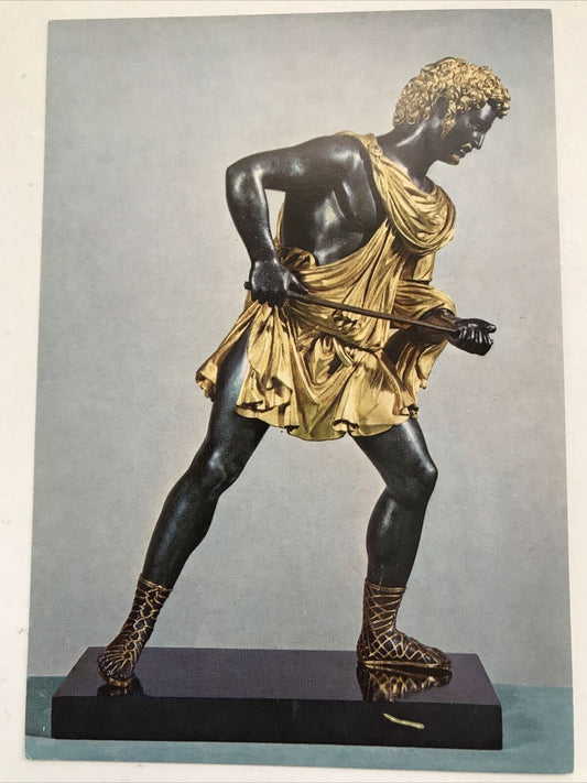 Art Postcard V&A Museum Meleager Bronze Statue Bonacolsi 15th 16th Ce They Italy