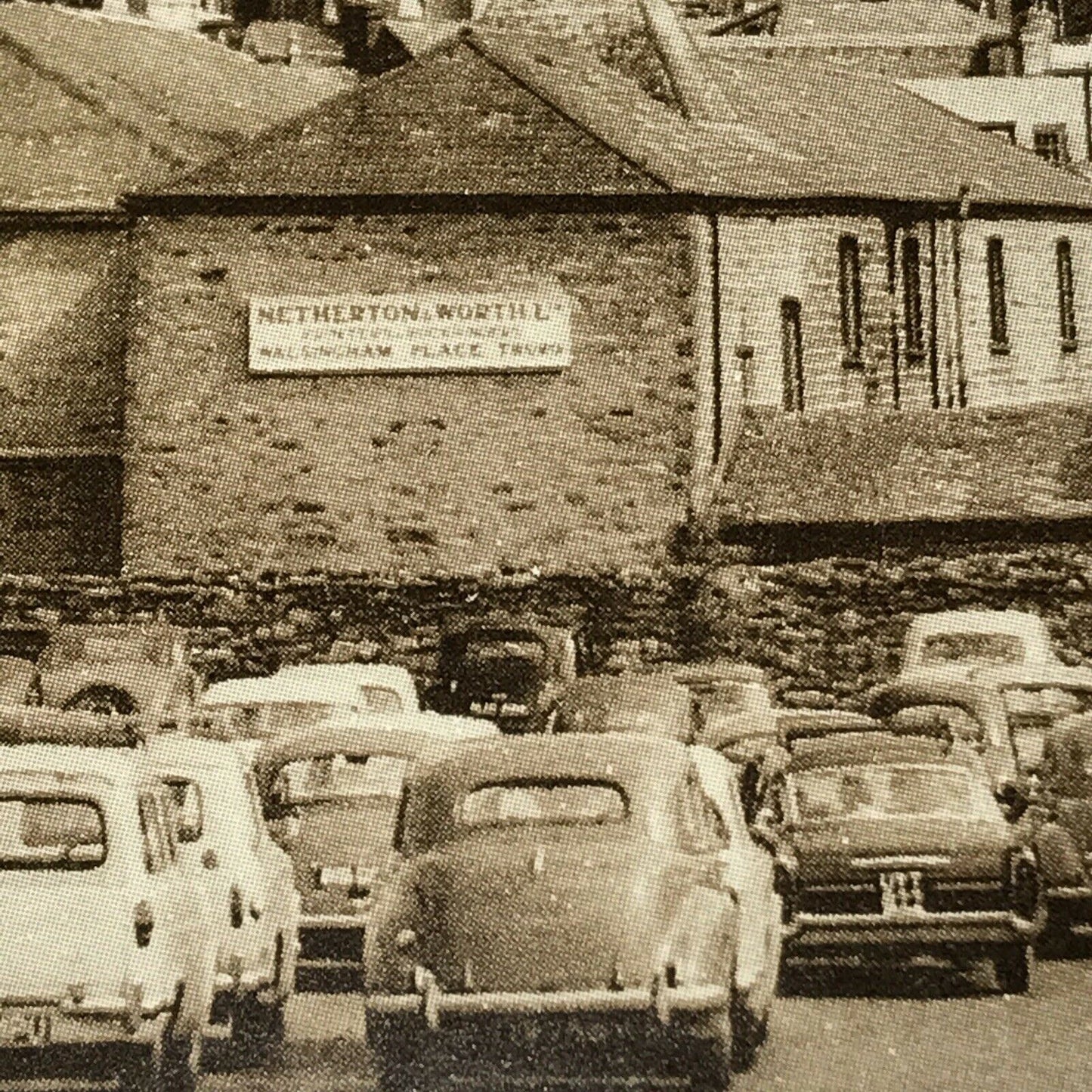 Postcard Reproduction Of 1960 Photograph Of Truro. Cathedral Town Cars Judges