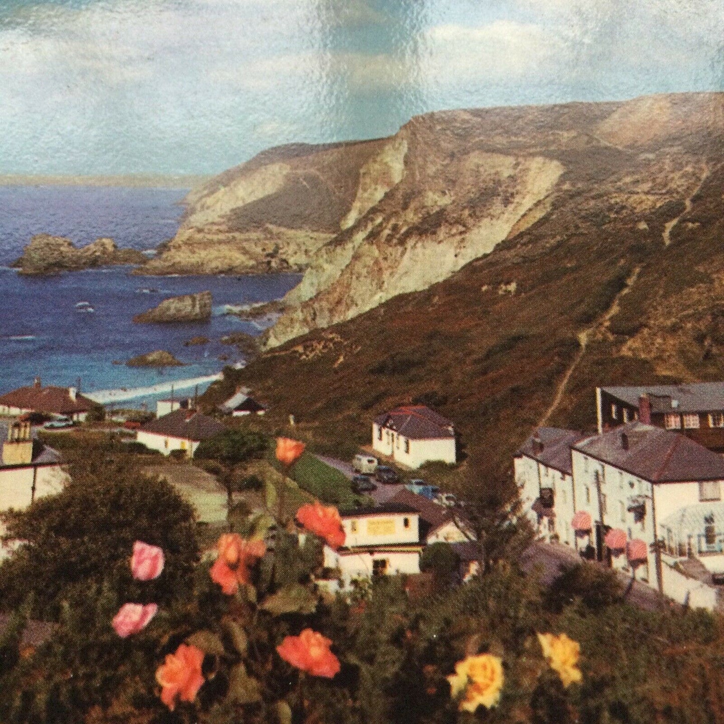 Postcard Cornwall Cliffs Seascape Murray King St Agnes Cornish Riviera View