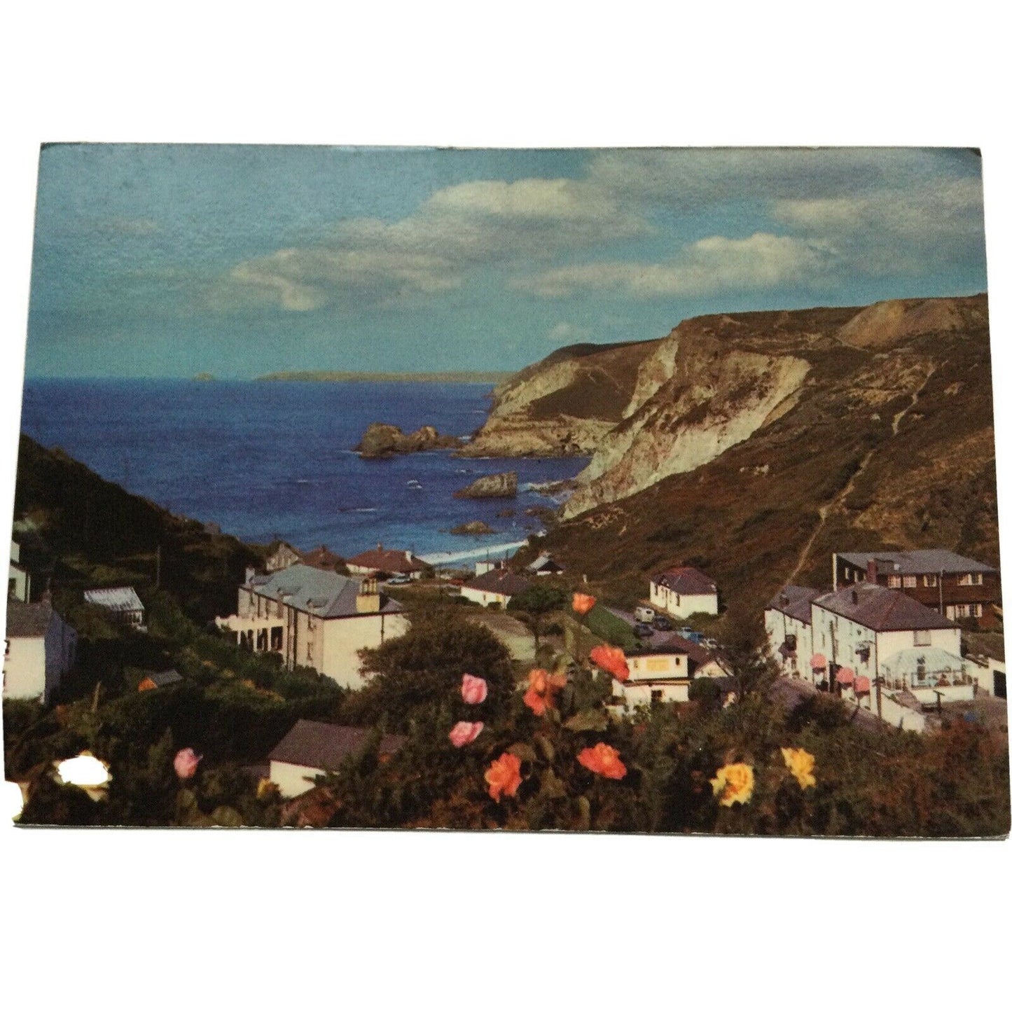 Postcard Cornwall Cliffs Seascape Murray King St Agnes Cornish Riviera View