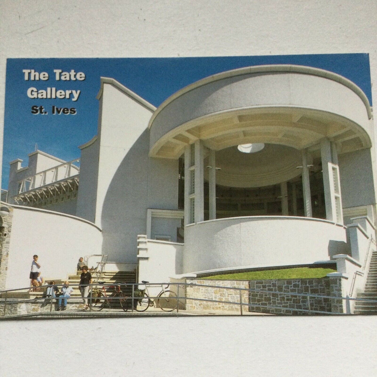 Postcard Cornwall St Ives Tate Gallery Exterior Modernist John Hinde