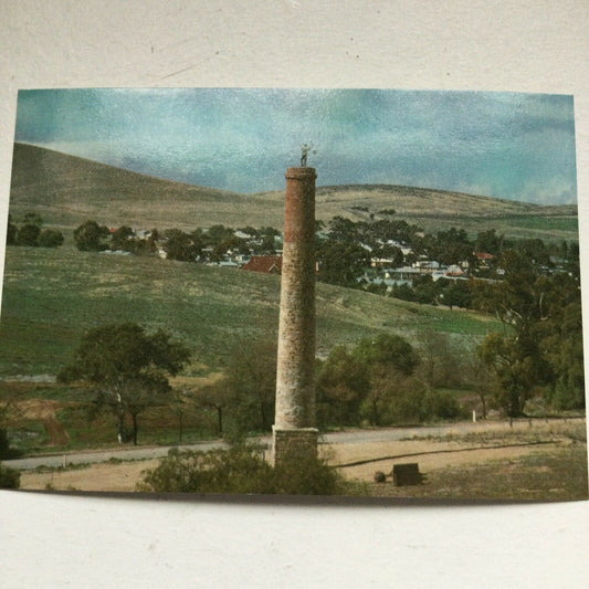 Postcard Peacocks Chimney Stack Burra S.A. Johnny Green Miniers Mascot Australia