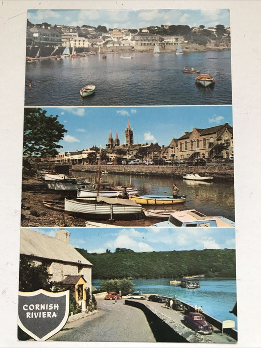 Vintage Postcard Cornish Riviera St Mawes Truro King Harry Ferry Cornwall Boats