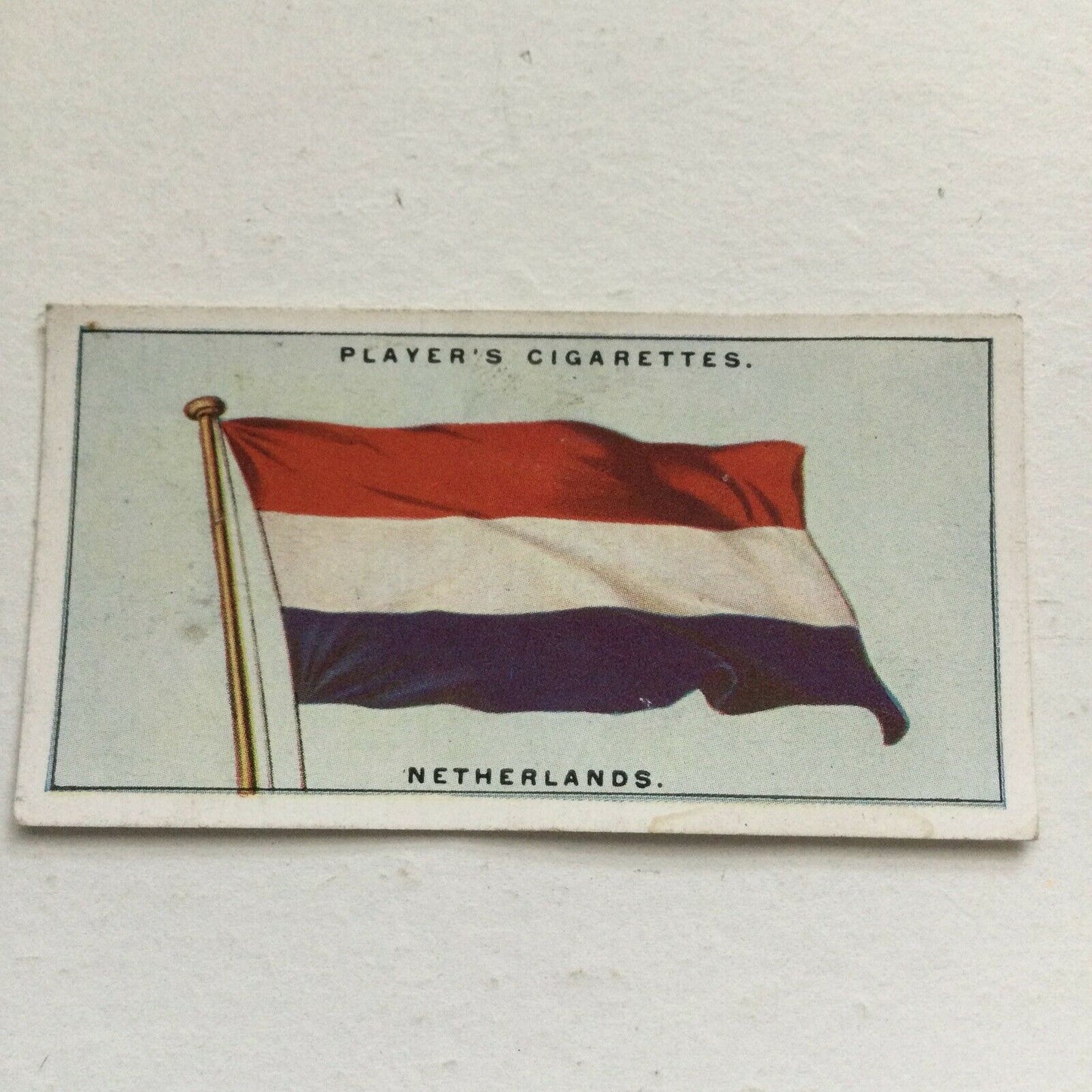 Vintage Players Cigarettes Card Flags Of The League Of Nations Netherlands 33