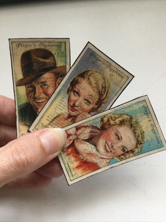 1930s Film Star Fridge Magnets Randolph Scott Joan Marsh Ida Lupino