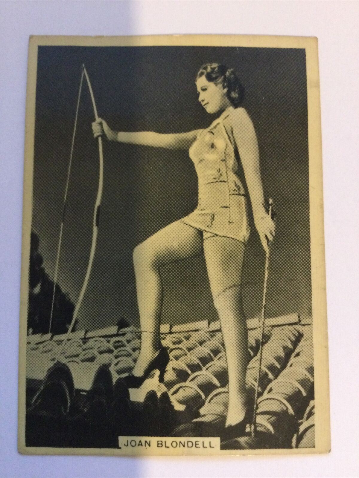 Vintage Cigarette Card British American Tobacco Grace & Beauty Joan Blondell #38