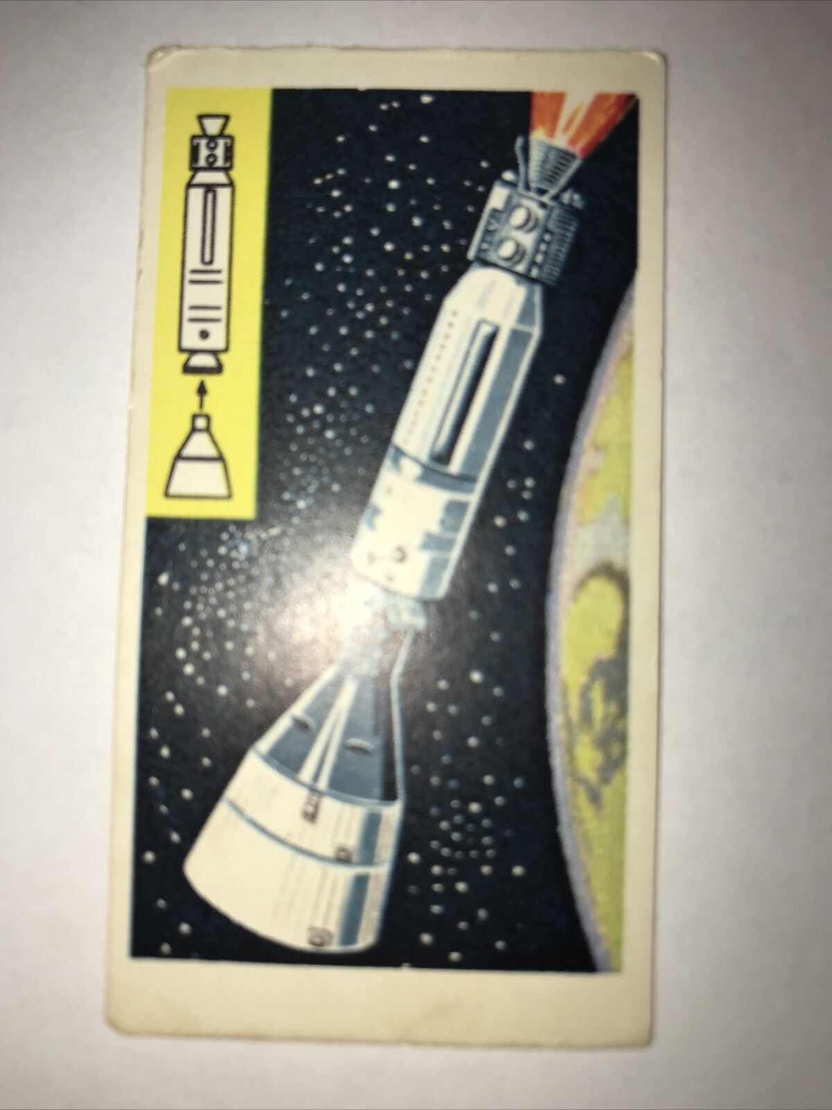 Lyons Maid Trade Card All Systems Go no38 Link-Up In Space Gemini Spacecraft