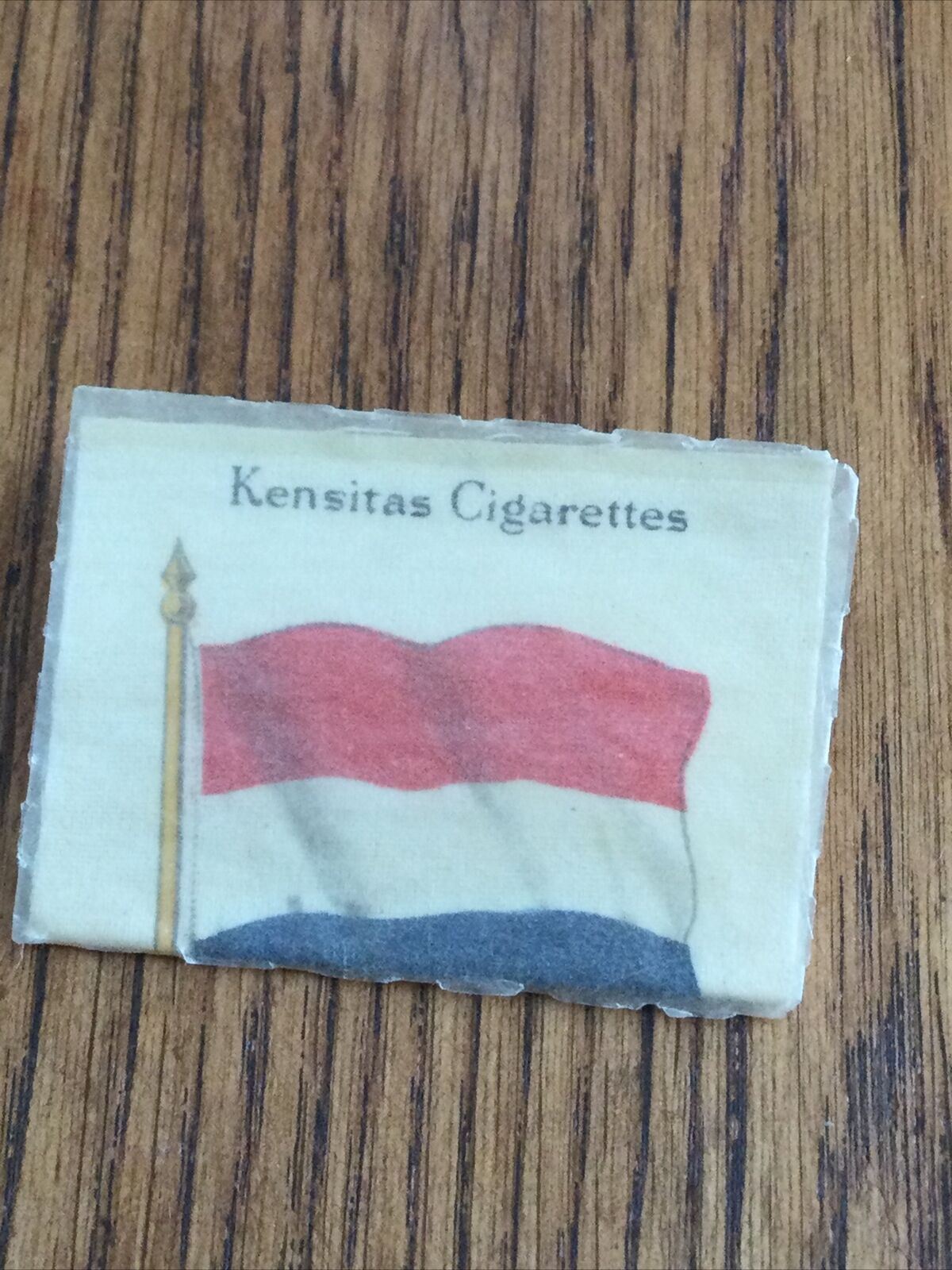 Vintage 1930s Kensitas Cigarettes Silk Card Holland no 10 of 60 national flags