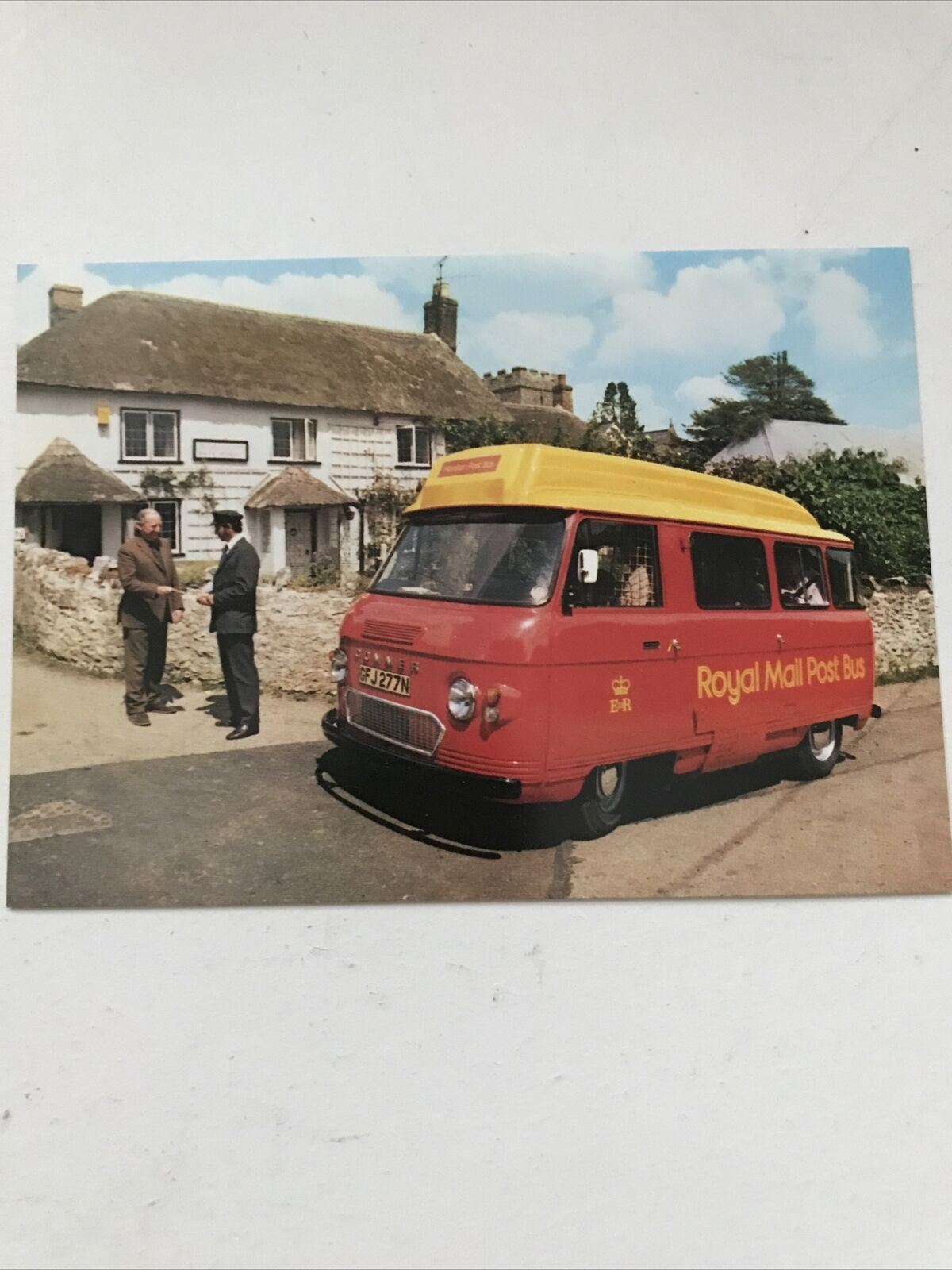 Vintage Postcard Royal Mail Post Bus Honiton Dunkeswell Post Office 1967 Bus