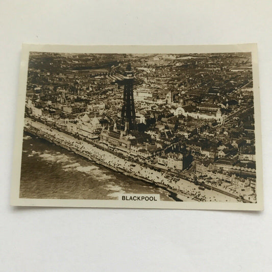 Senior Service Cigarette Card Britain From The Air 1939 Blackpool no 3