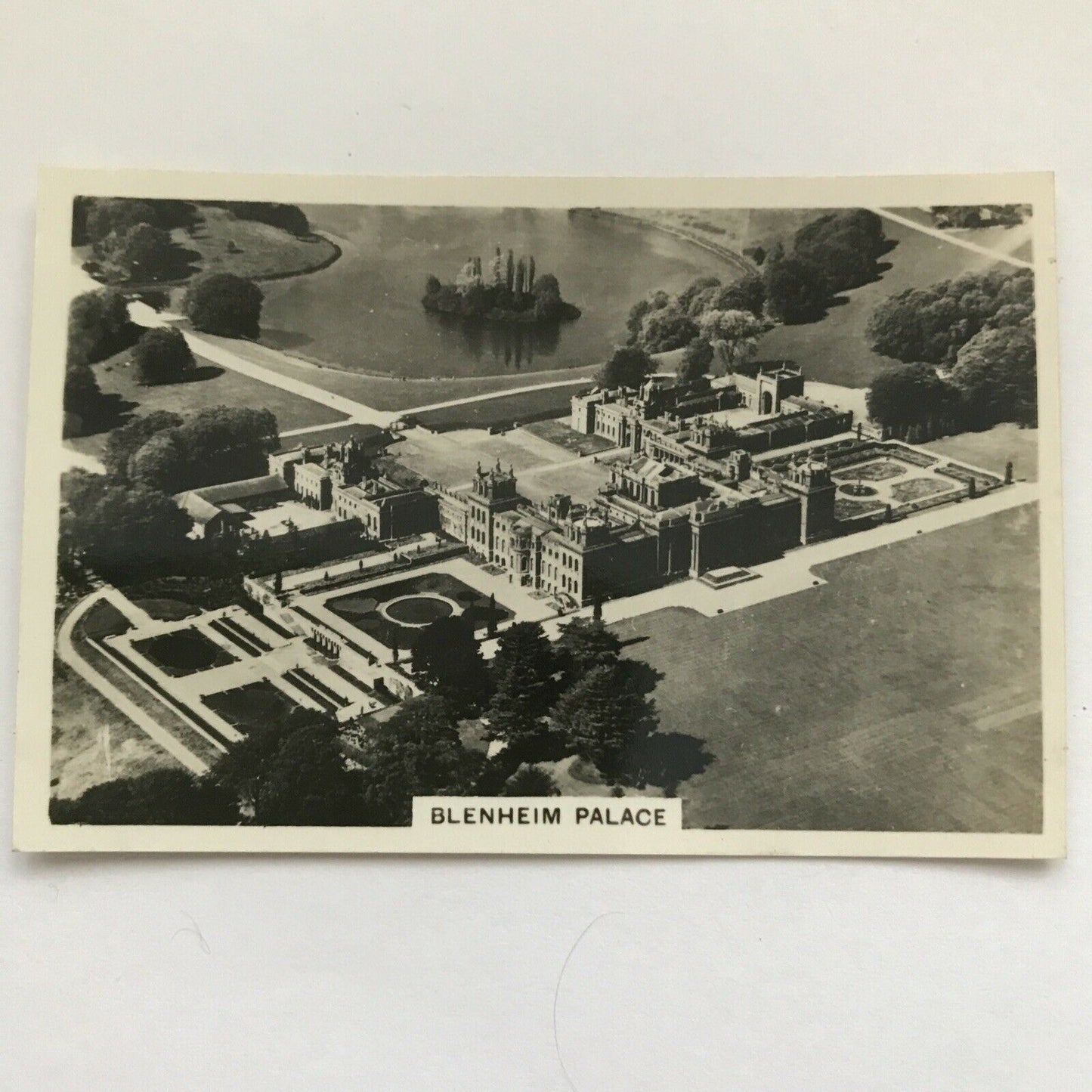 Senior Service Cigarette Card Britain From The Air 1939 Blenheim Palace no 4