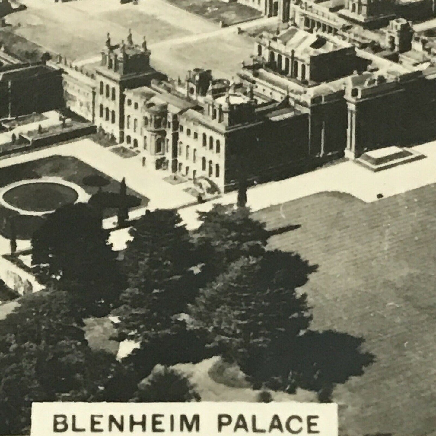 Senior Service Cigarette Card Britain From The Air 1939 Blenheim Palace no 4