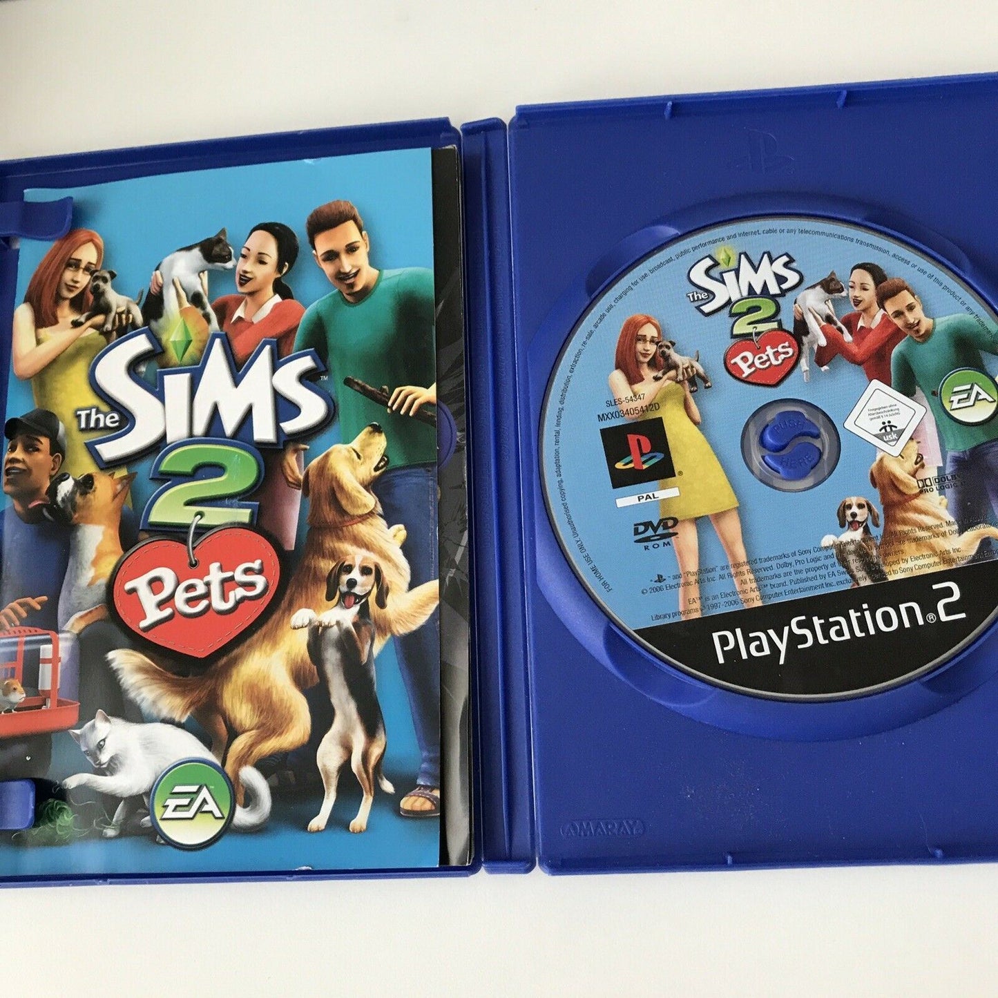 The  Sims 2 Pets  PS2 Playstation 2 EA Game. 12+