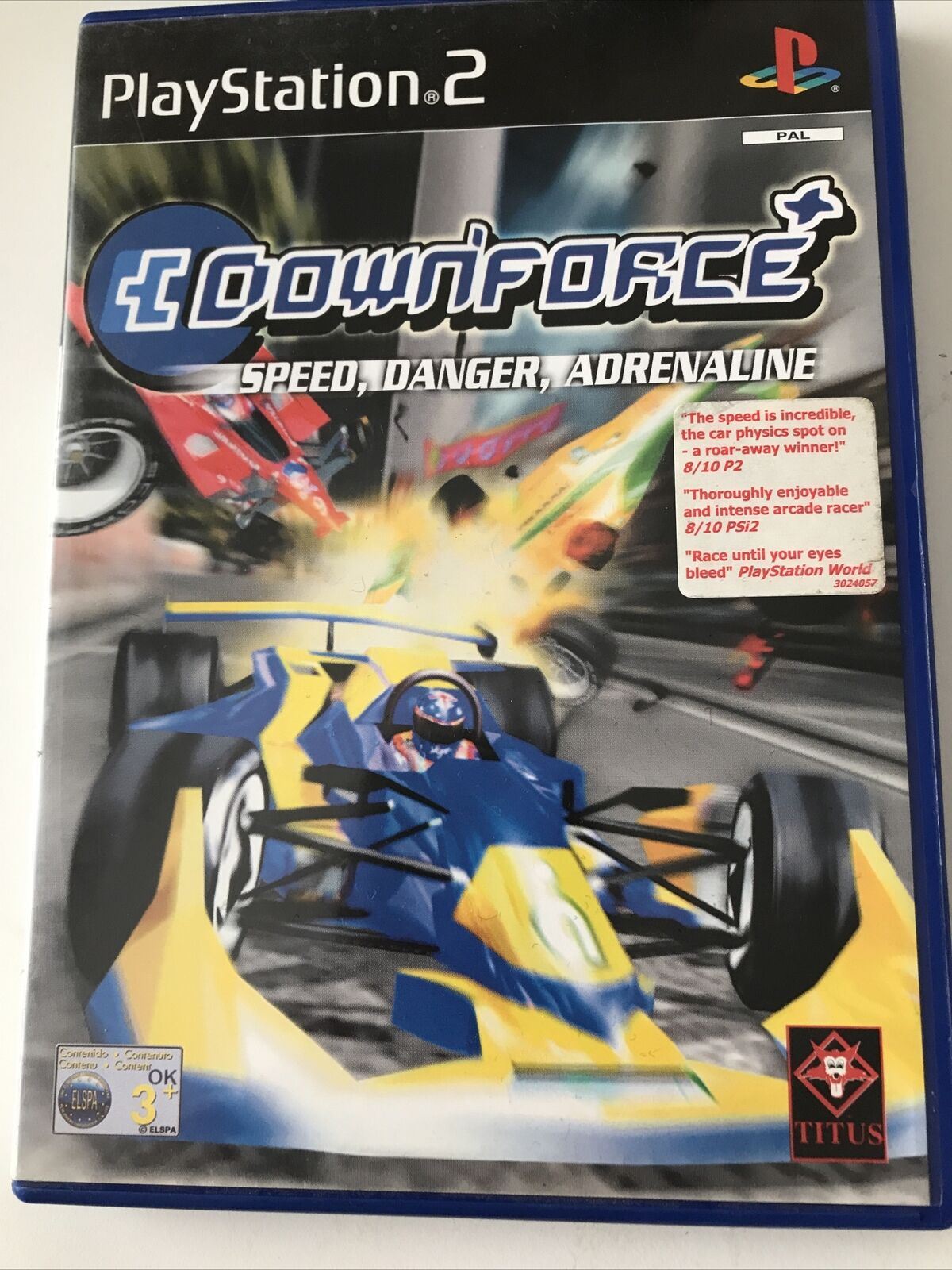 Downforce racing game PS2 Play Station 2 3+