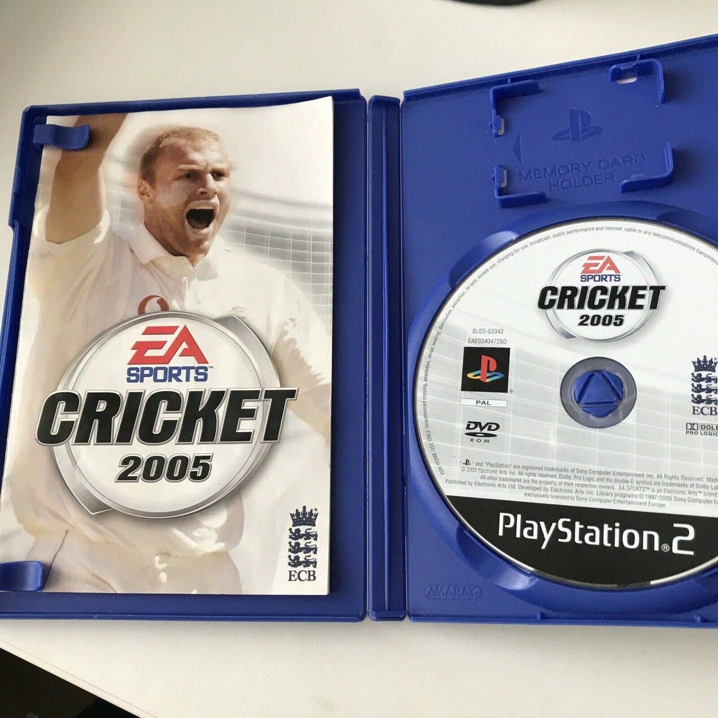 EA Sports Cricket 2005 game PS2 Play Station 2 3+ Ashes showdown