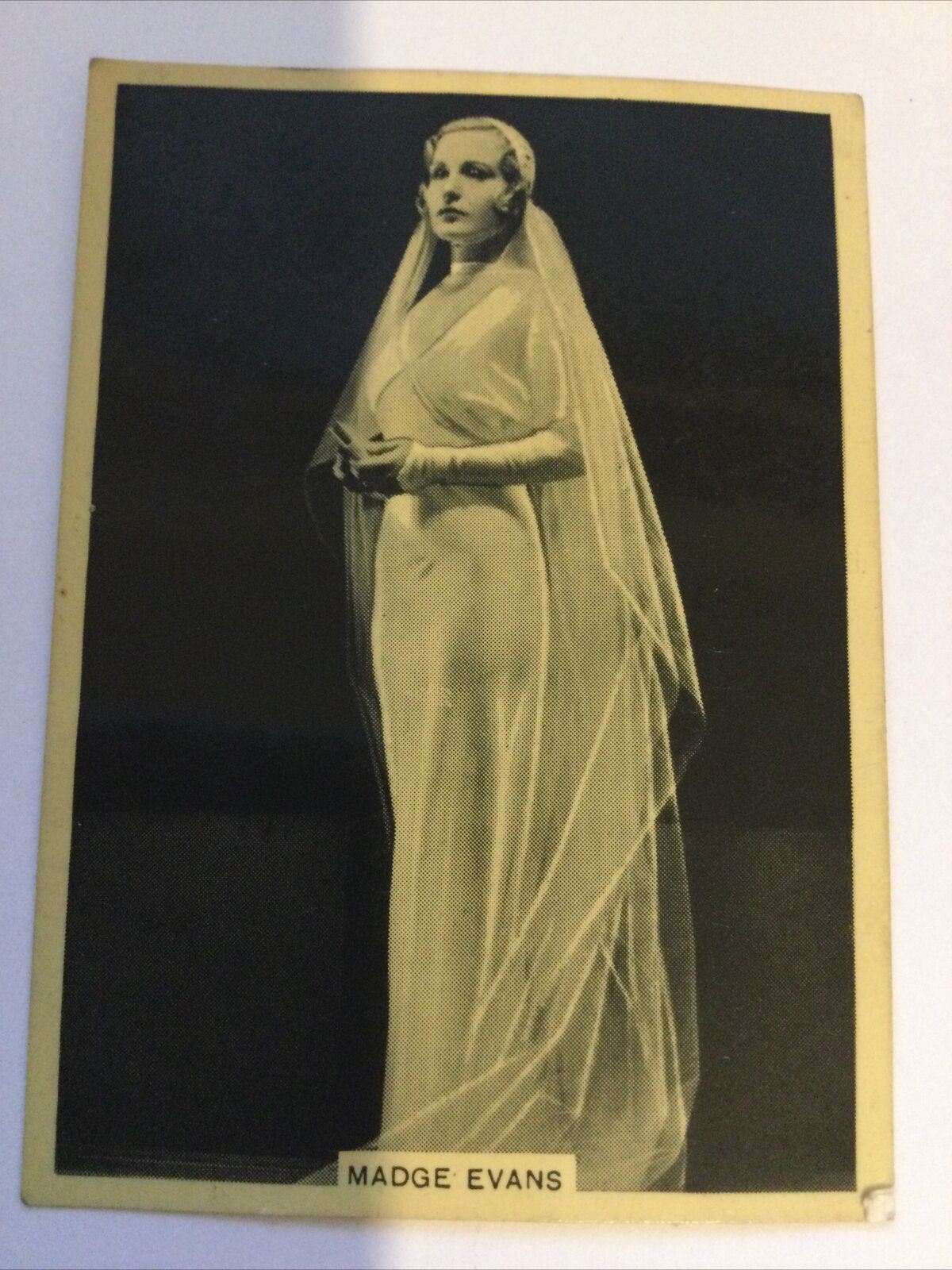 Vintage Cigarette Card British American Tobacco Grace & Beauty Madge Evans #3