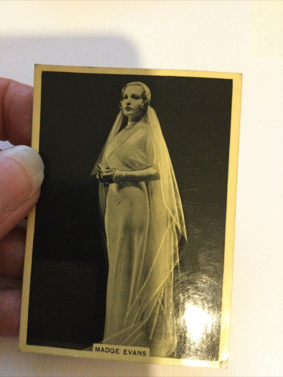 Vintage Cigarette Card British American Tobacco Grace & Beauty Madge Evans #3