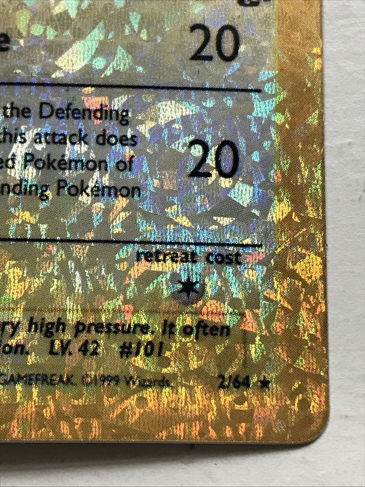 Pokemon Vending Sticker Unused 1999 2/64 Electrode RARE HOLO jungle near mint